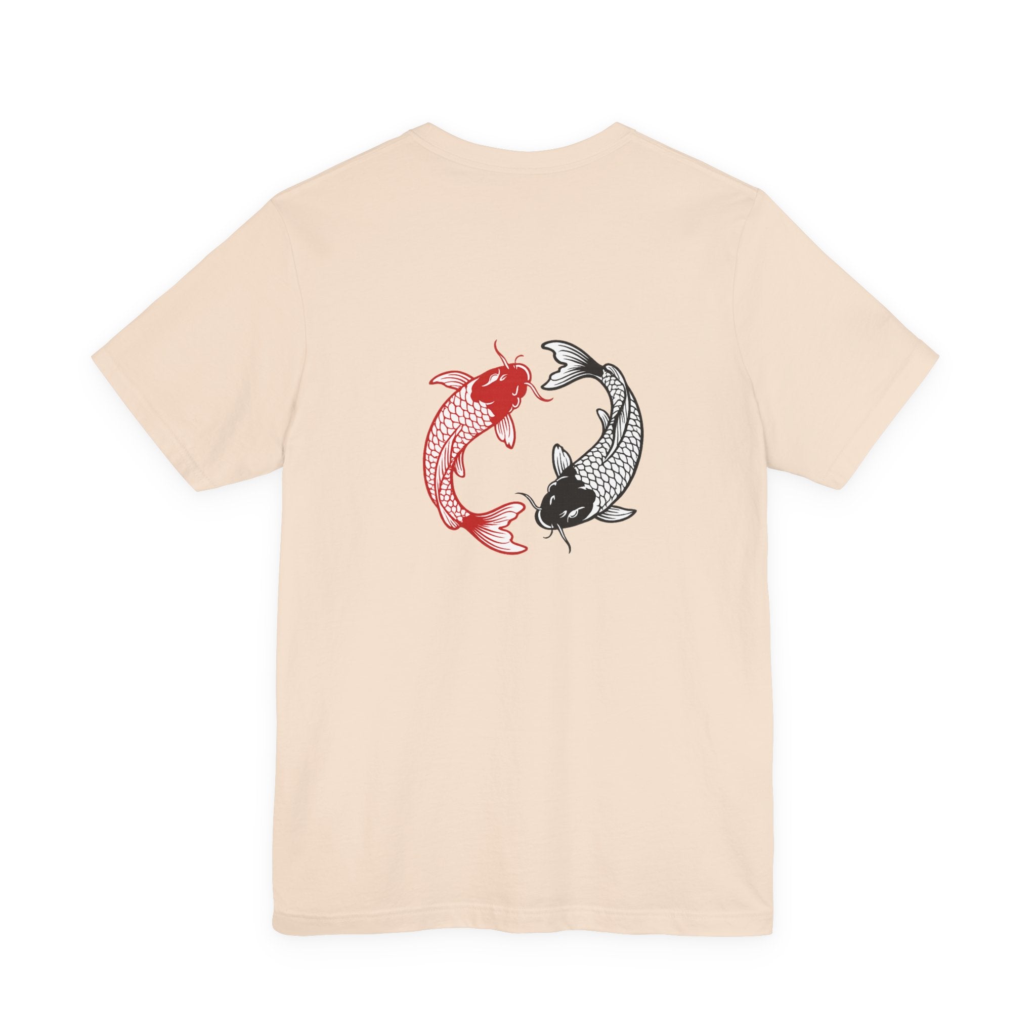 Pisces Zodiac T-Shirt — Koi Fish Back Graphic Astrology Tee