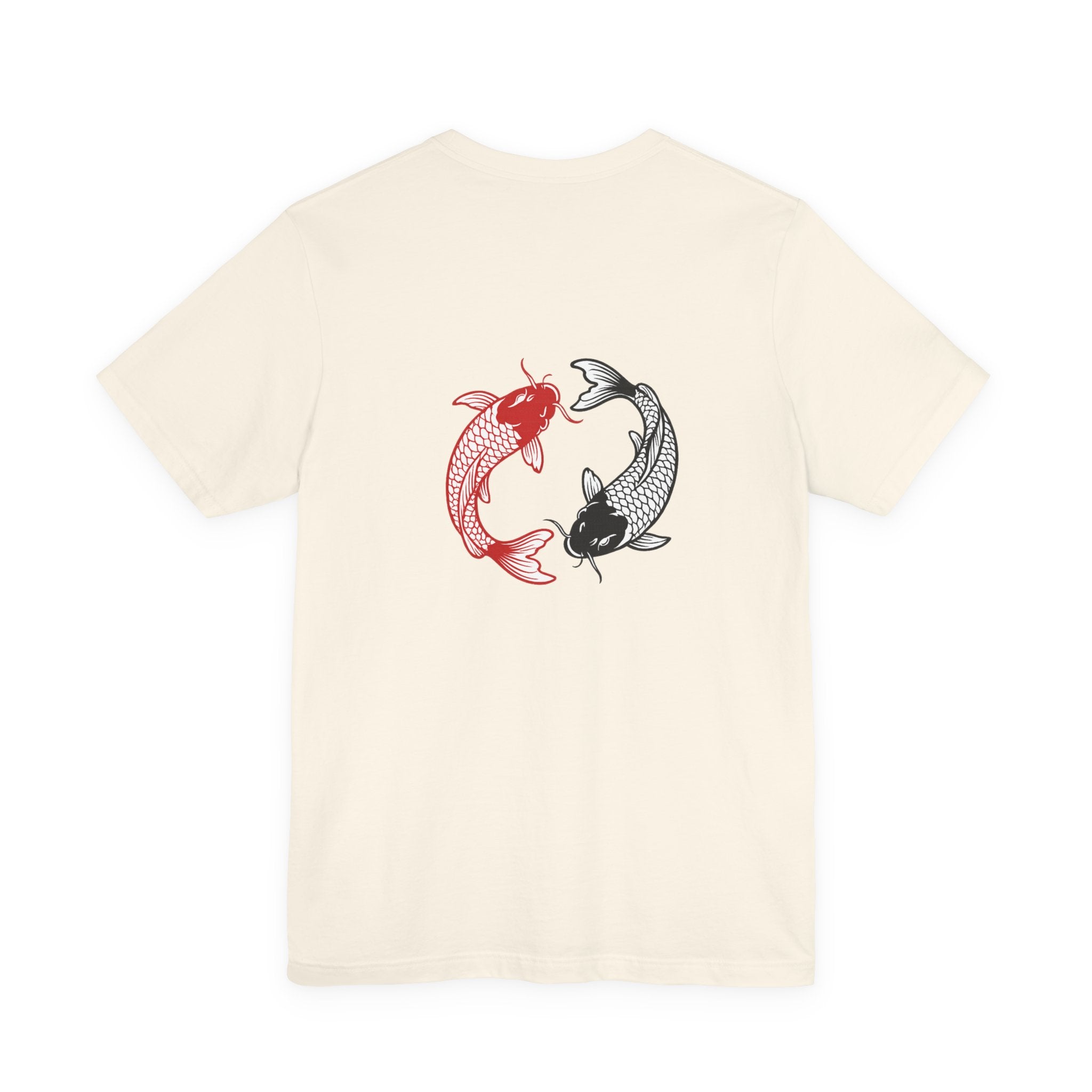 Pisces Zodiac T-Shirt — Koi Fish Back Graphic Astrology Tee