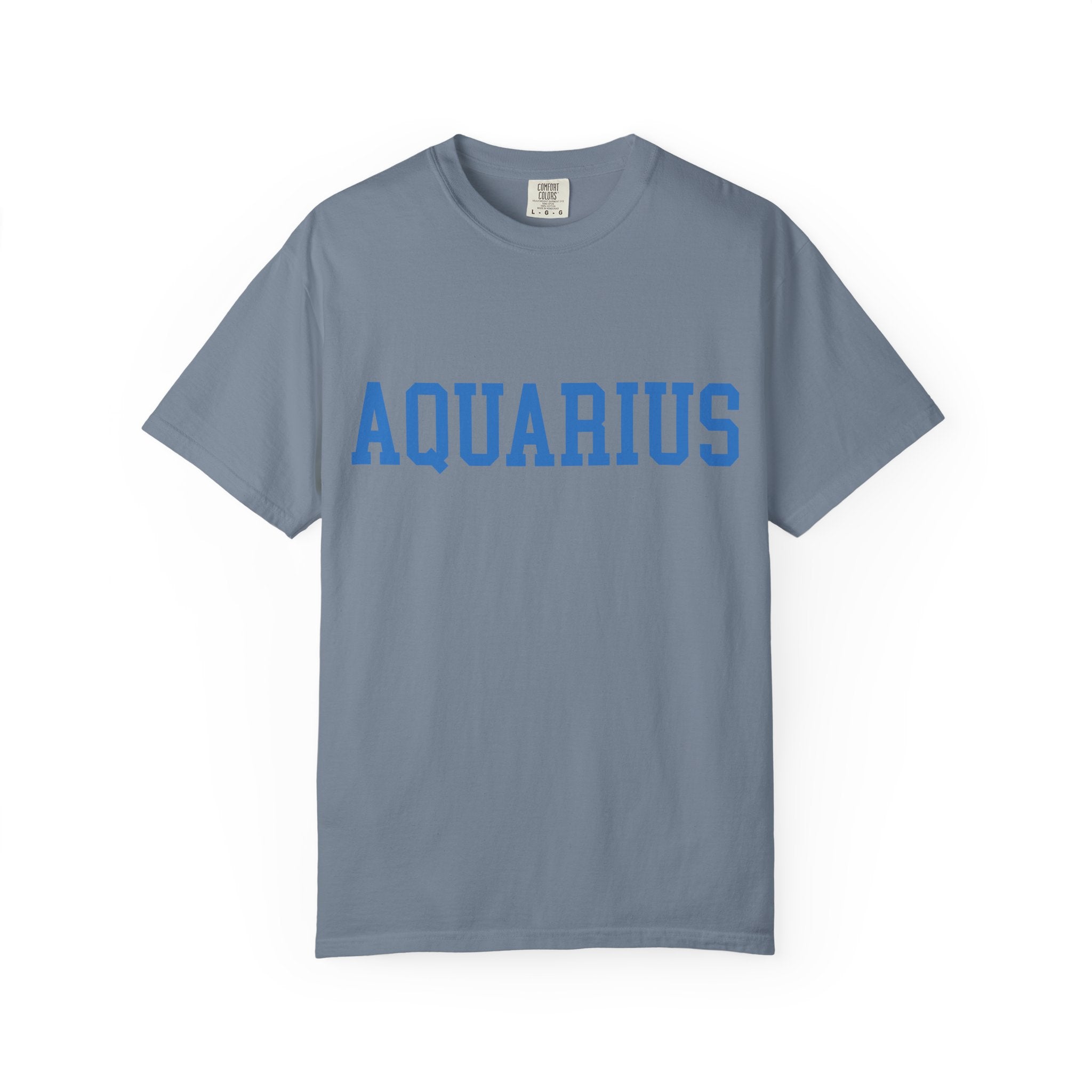 Aquarius Zodiac T-Shirt — Aquarius Sign Graphic Back Graphic Tee