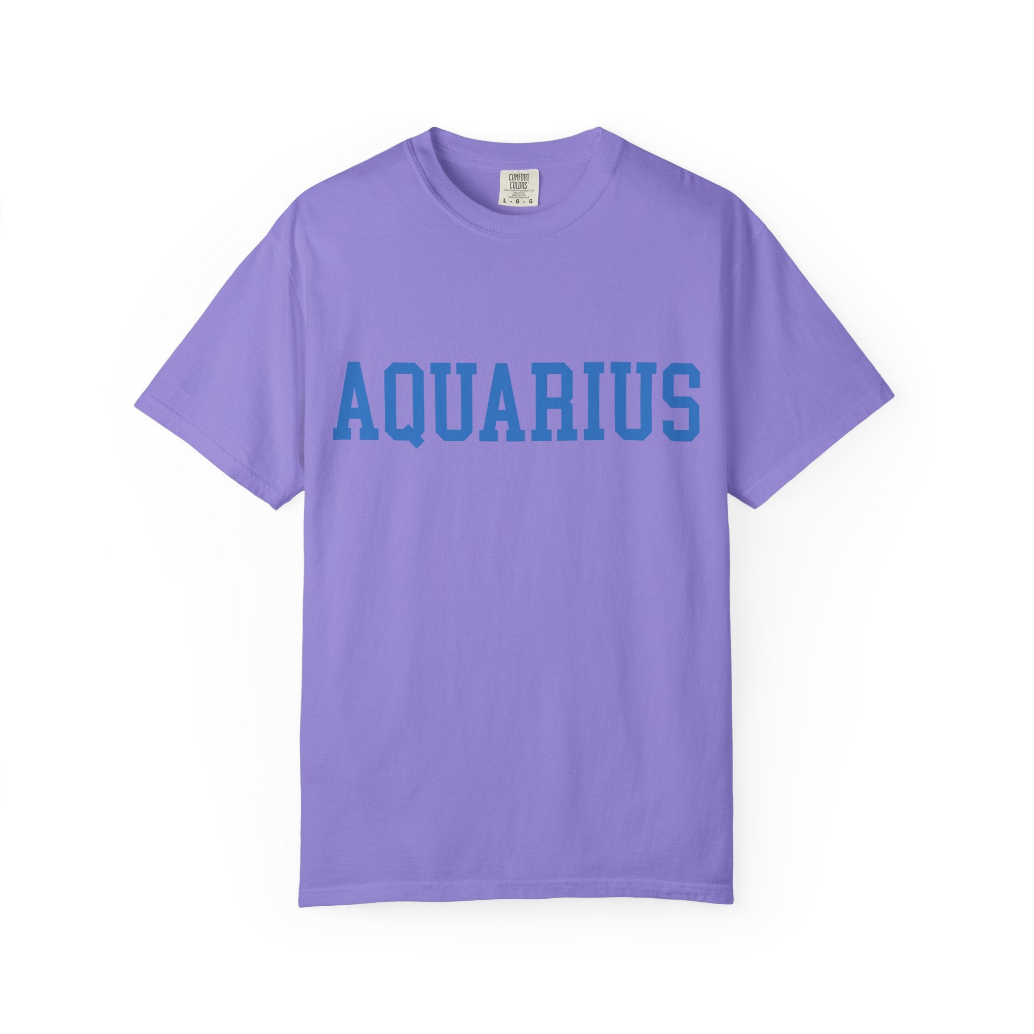 Aquarius Zodiac T-Shirt — Aquarius Sign Graphic Back Graphic Tee