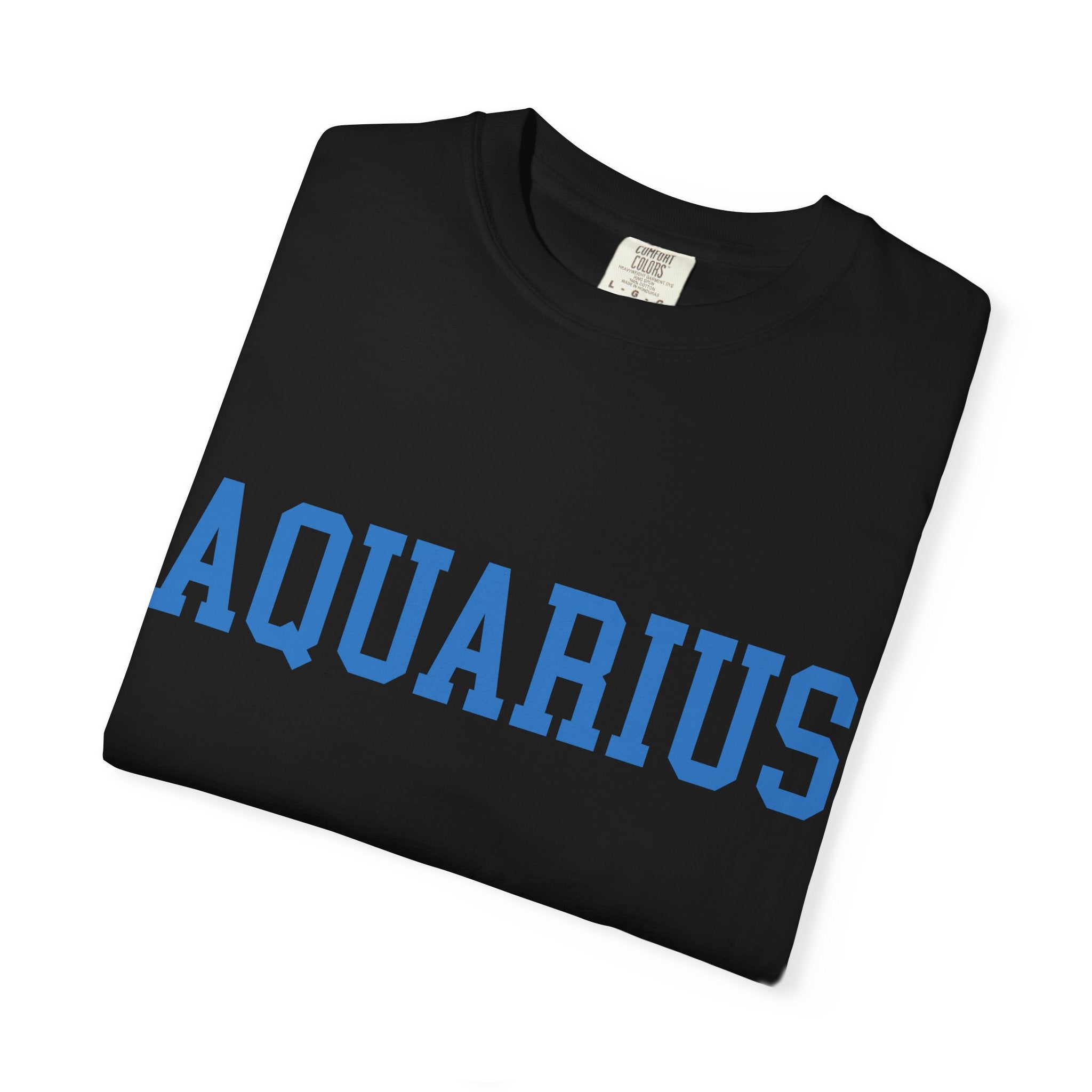 Aquarius Zodiac T-Shirt — Aquarius Sign Graphic Back Graphic Tee