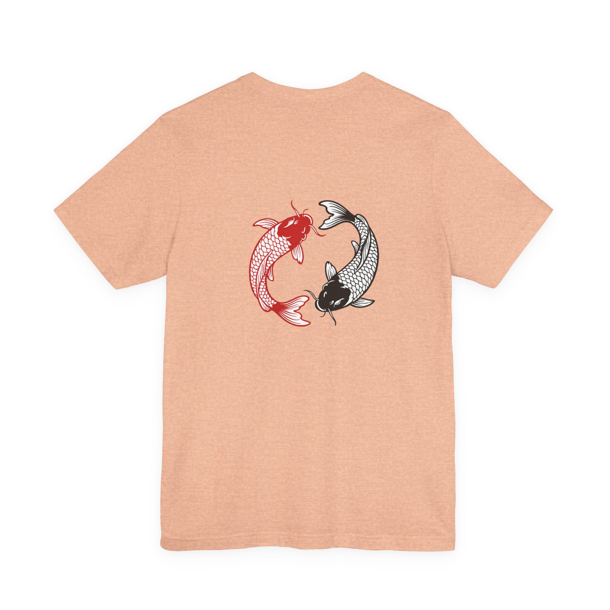 Pisces Zodiac T-Shirt — Koi Fish Back Graphic Astrology Tee