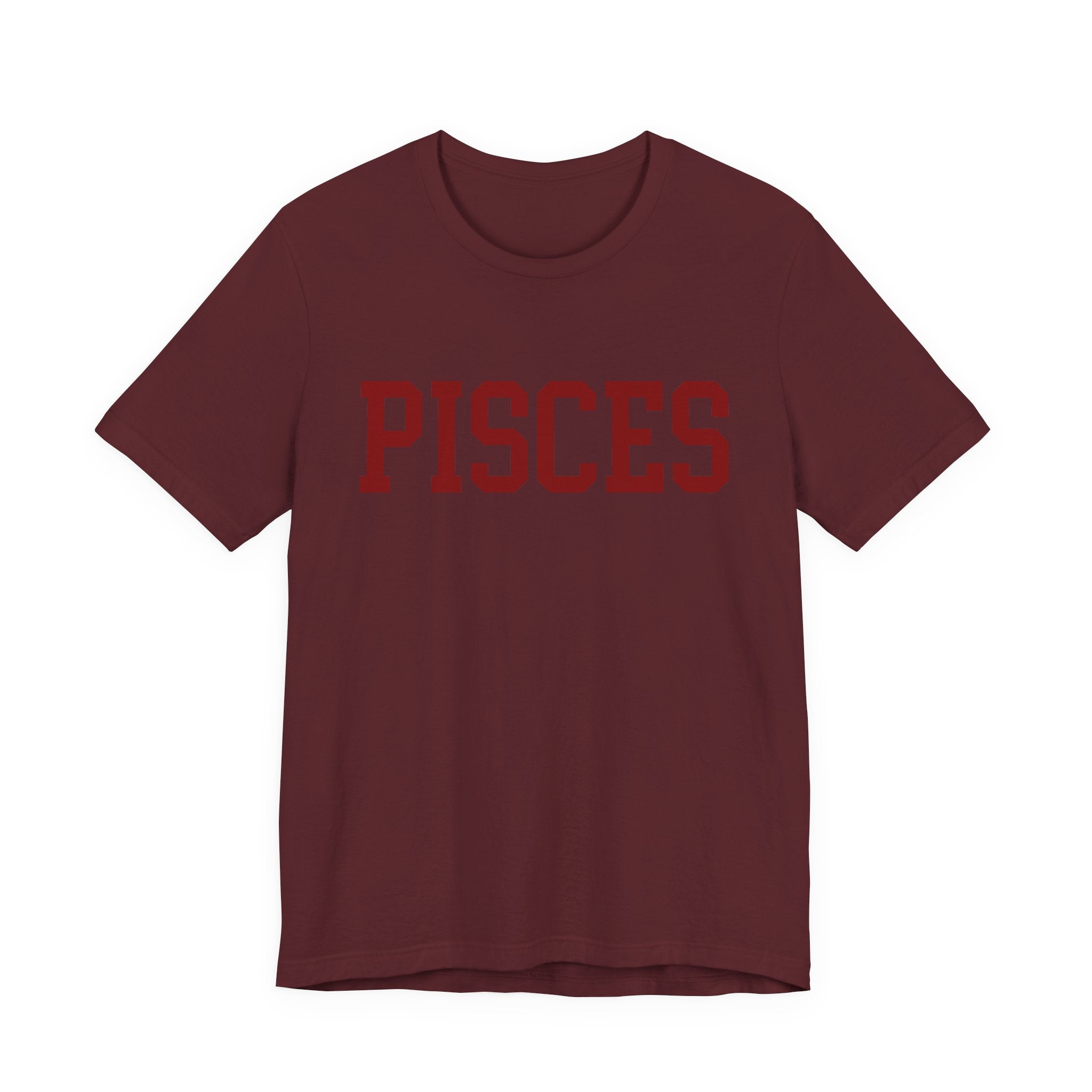 Pisces Zodiac T-Shirt — Koi Fish Back Graphic Astrology Tee