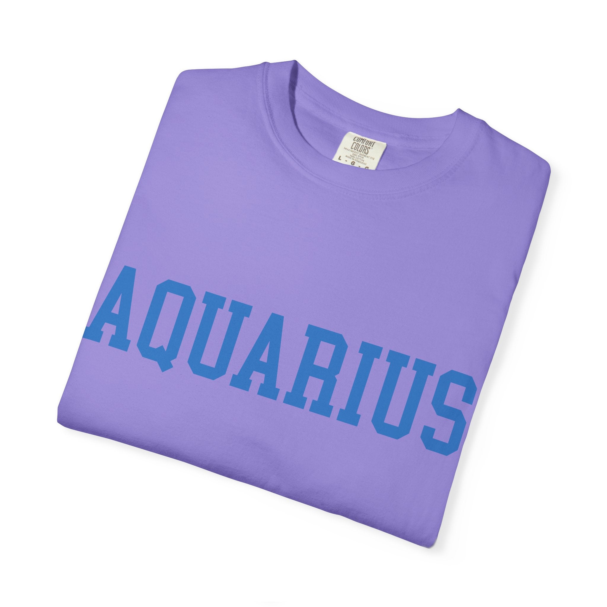 Aquarius Zodiac T-Shirt — Aquarius Sign Graphic Back Graphic Tee