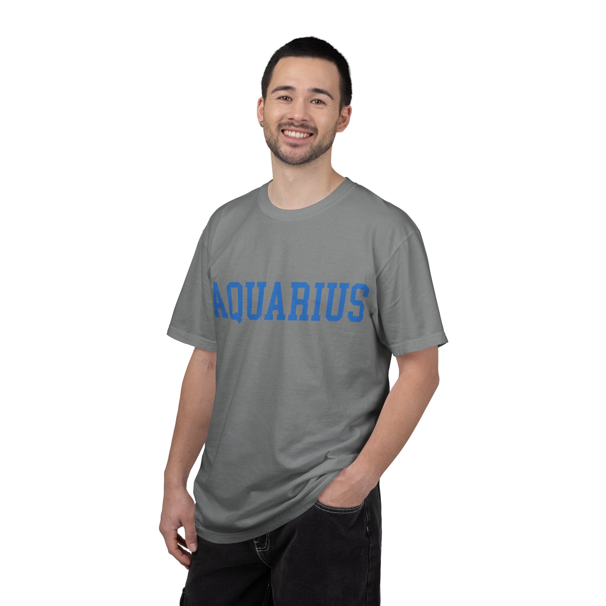 Aquarius Zodiac T-Shirt — Aquarius Sign Graphic Back Graphic Tee