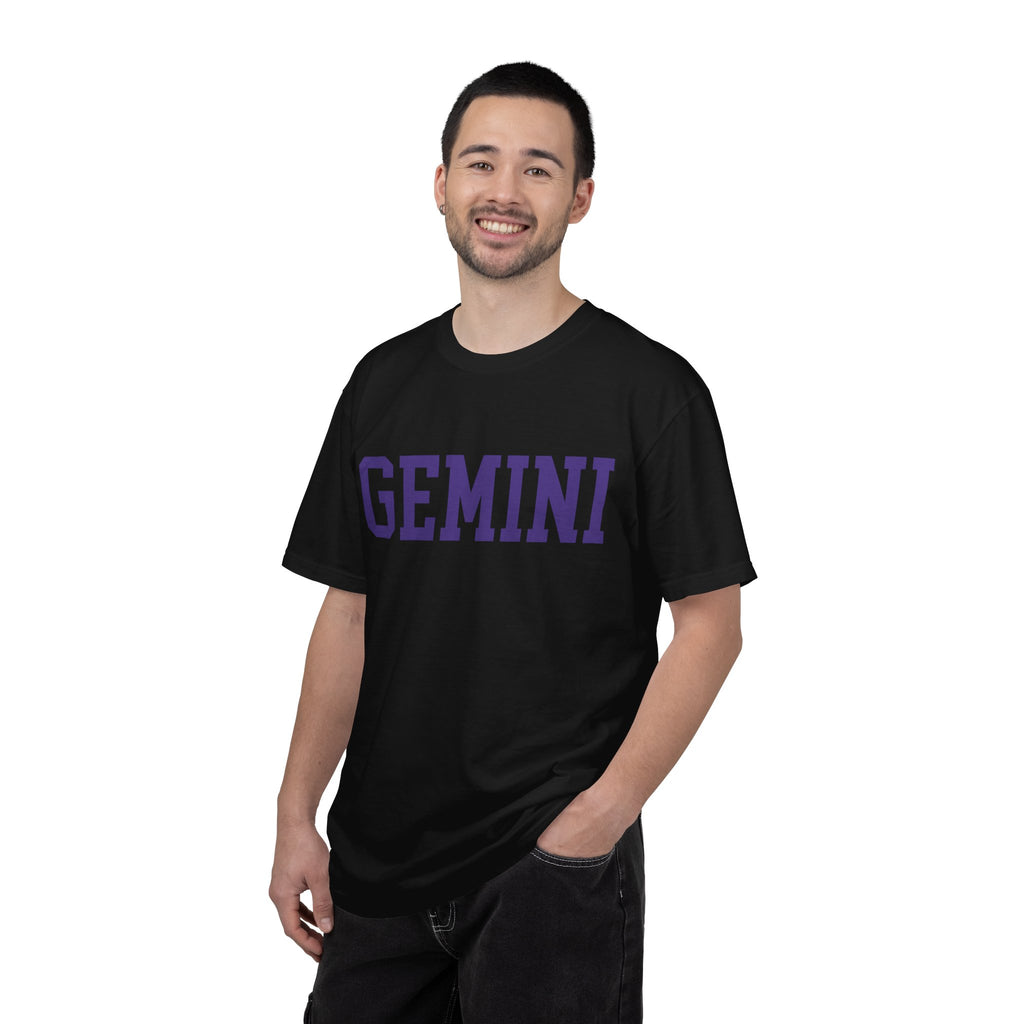 Gemini Zodiac T-Shirt — Gemini Twins Graphic Back Tee
