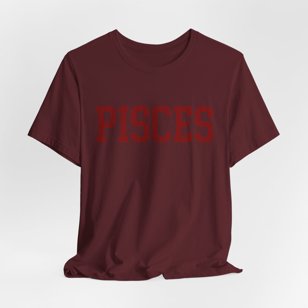 Pisces Zodiac T-Shirt — Koi Fish Back Graphic Astrology Tee