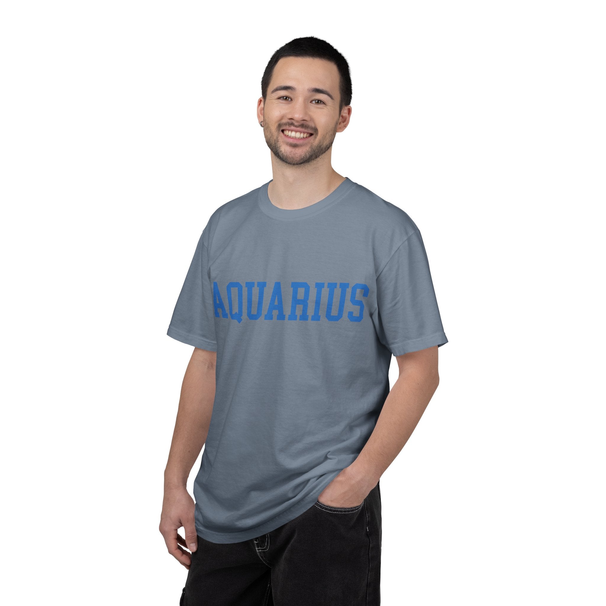 Aquarius Zodiac T-Shirt — Aquarius Sign Graphic Back Graphic Tee