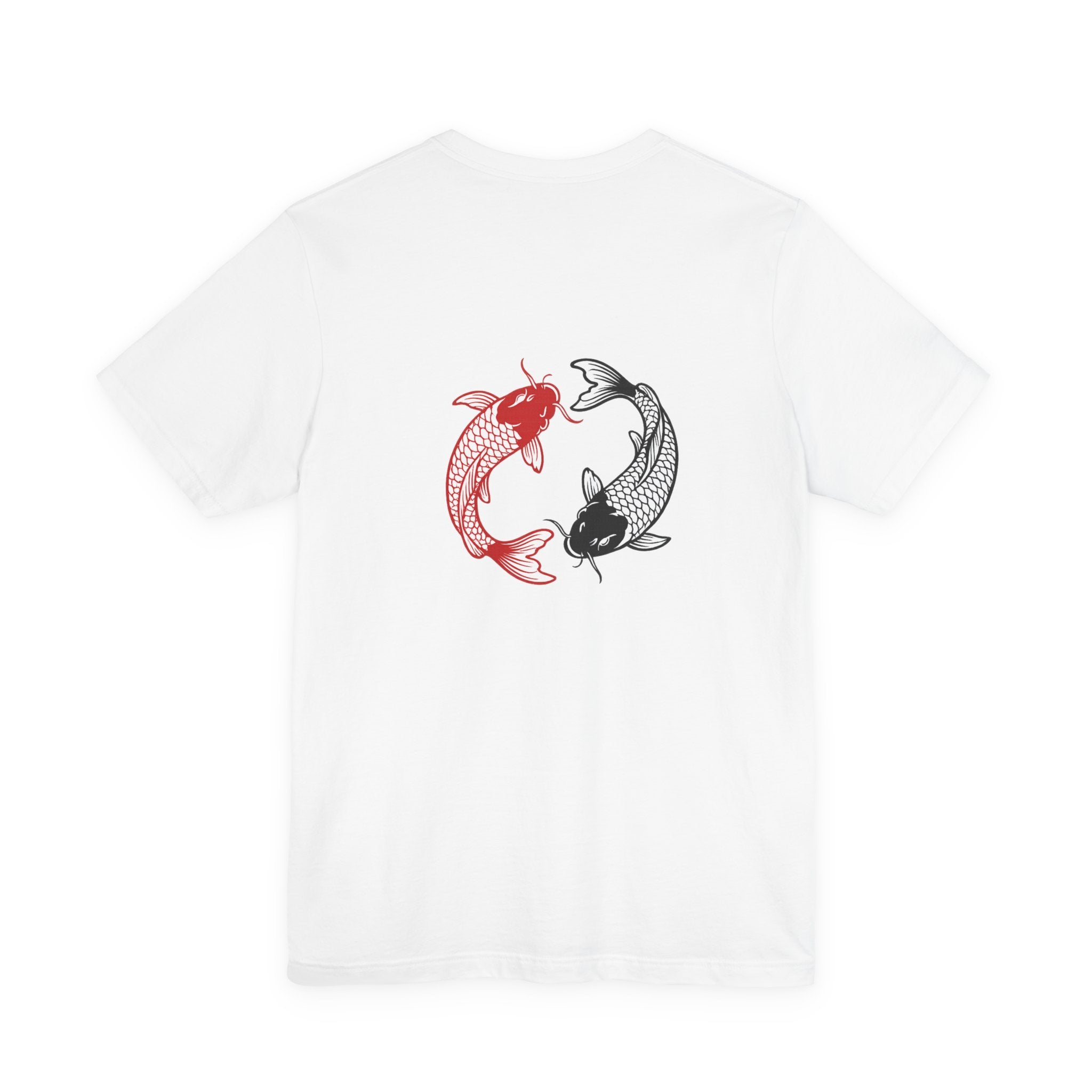 Pisces Zodiac T-Shirt — Koi Fish Back Graphic Astrology Tee