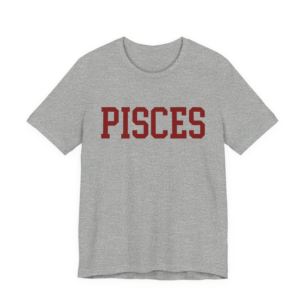Pisces Zodiac T-Shirt — Koi Fish Back Graphic Astrology Tee
