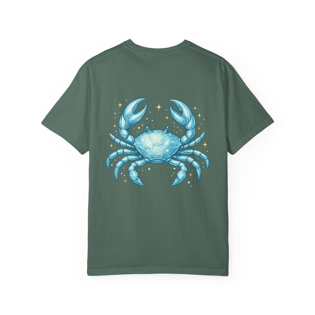 Cancer Zodiac T-Shirt — Watercolor Crab Astrology Tee