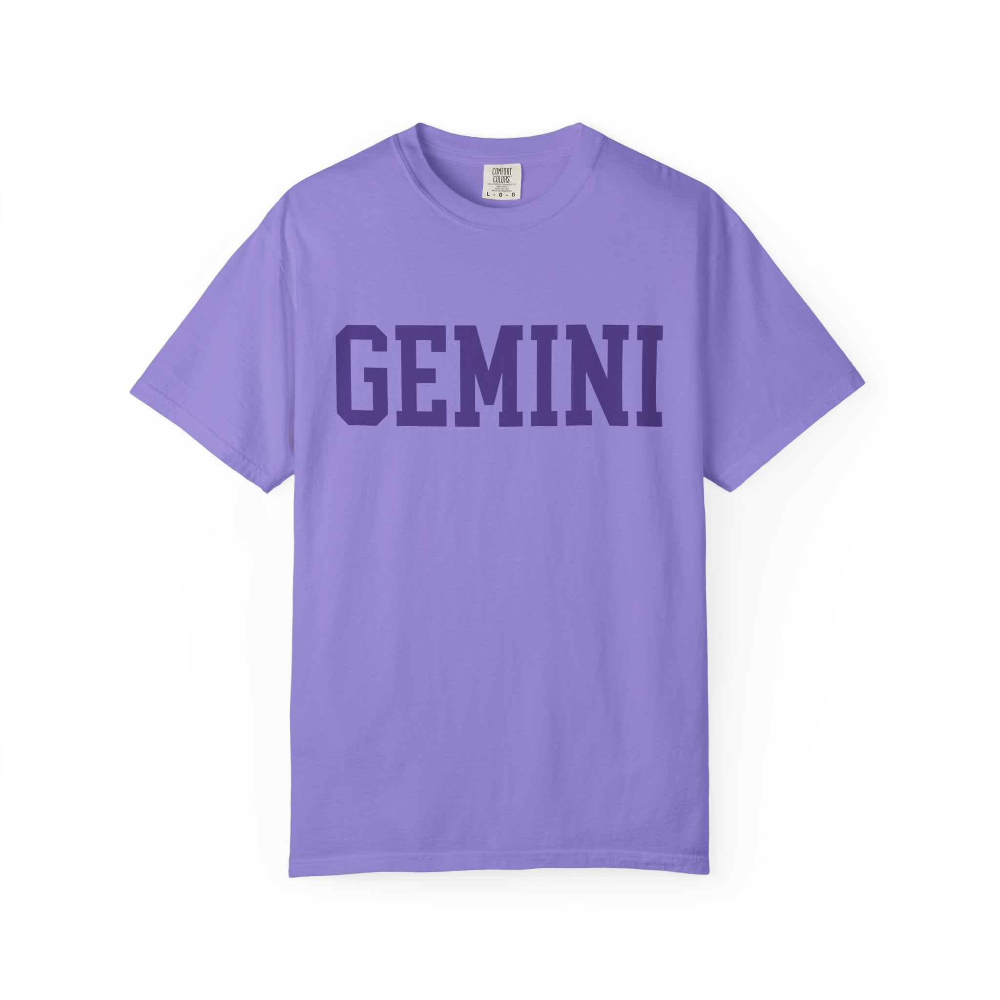Gemini Zodiac T-Shirt — Gemini Twins Graphic Back Tee