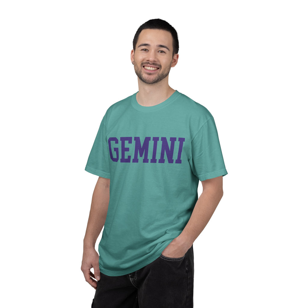 Gemini Zodiac T-Shirt — Gemini Twins Graphic Back Tee