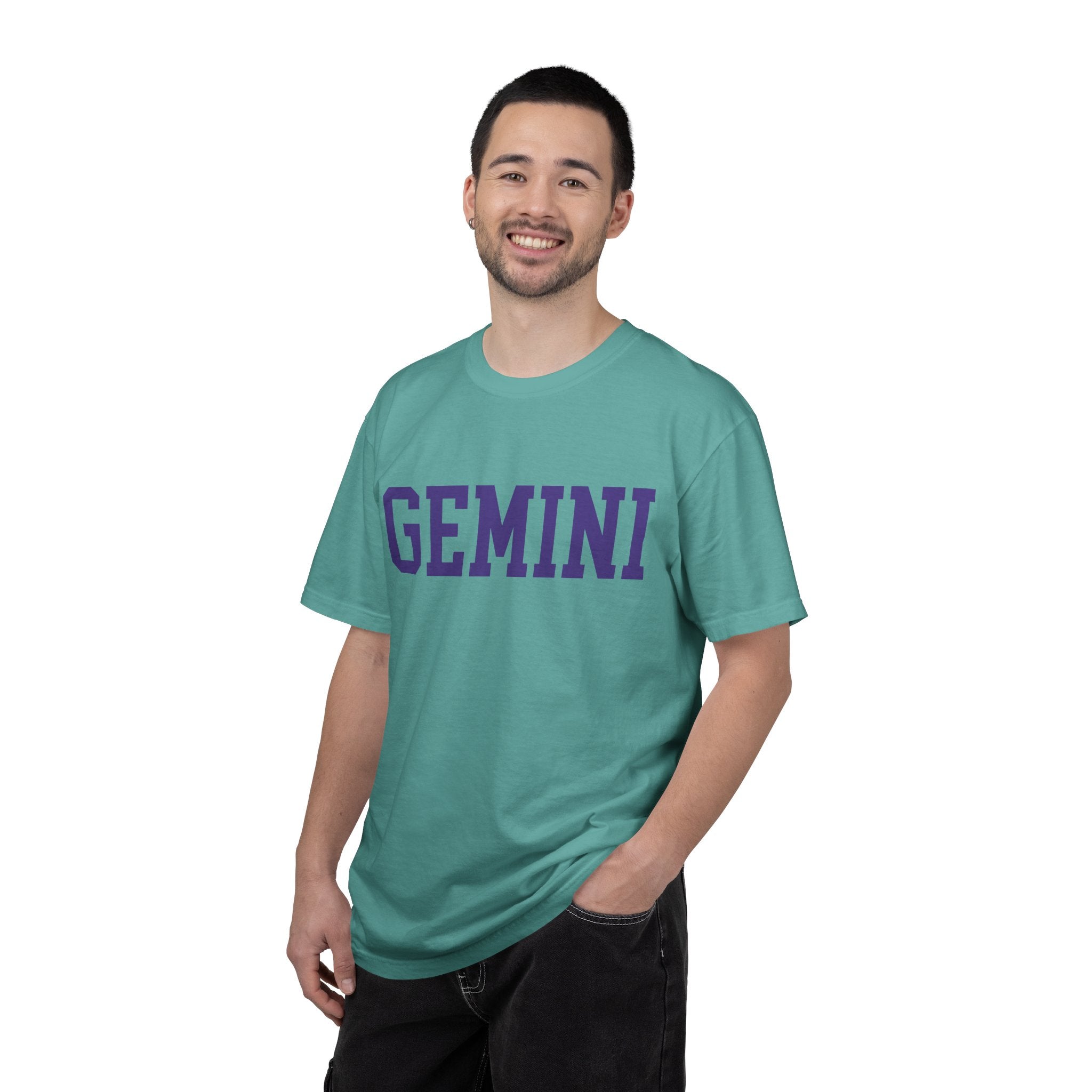 Gemini Zodiac T-Shirt — Gemini Twins Graphic Back Tee