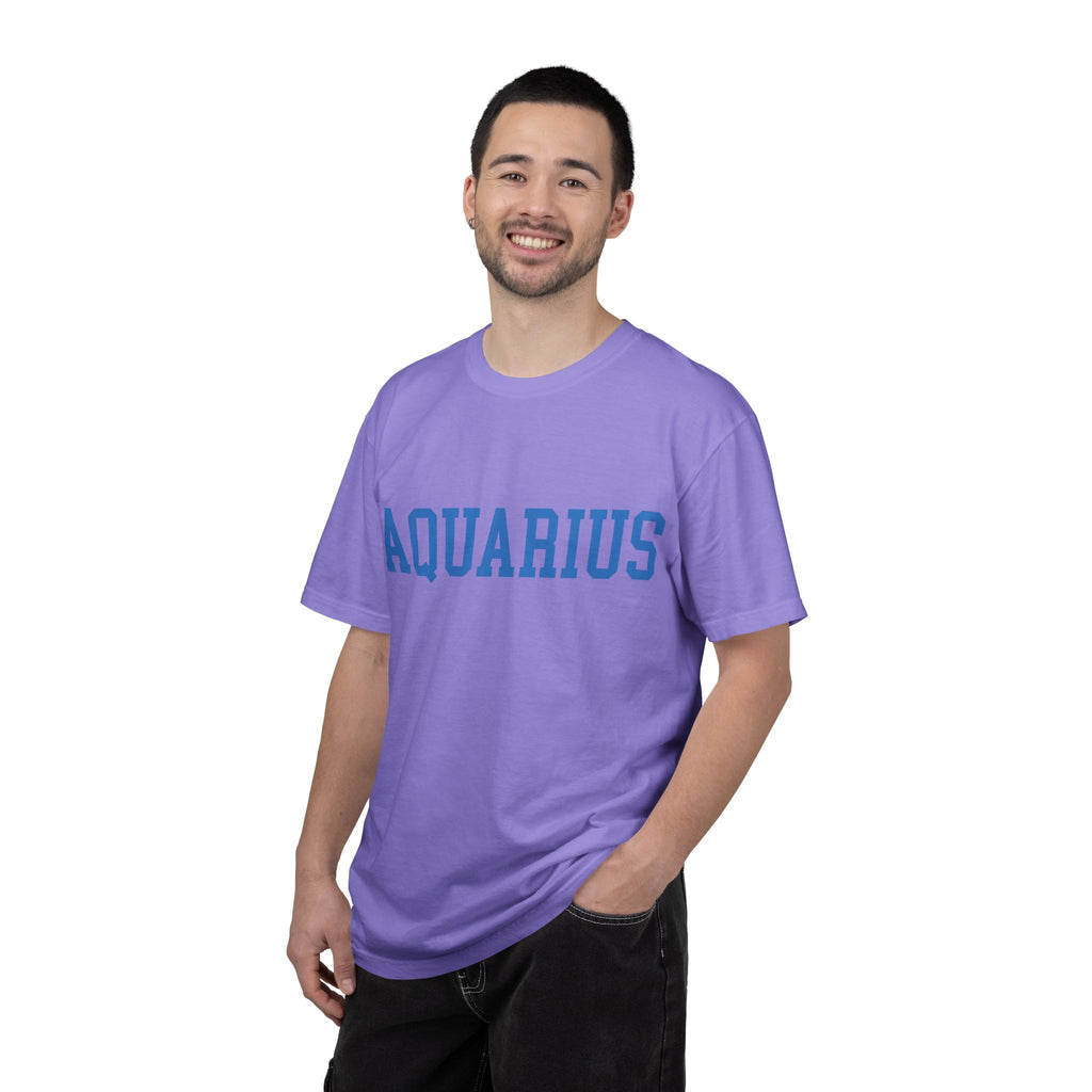Aquarius Zodiac T-Shirt — Aquarius Sign Graphic Back Graphic Tee