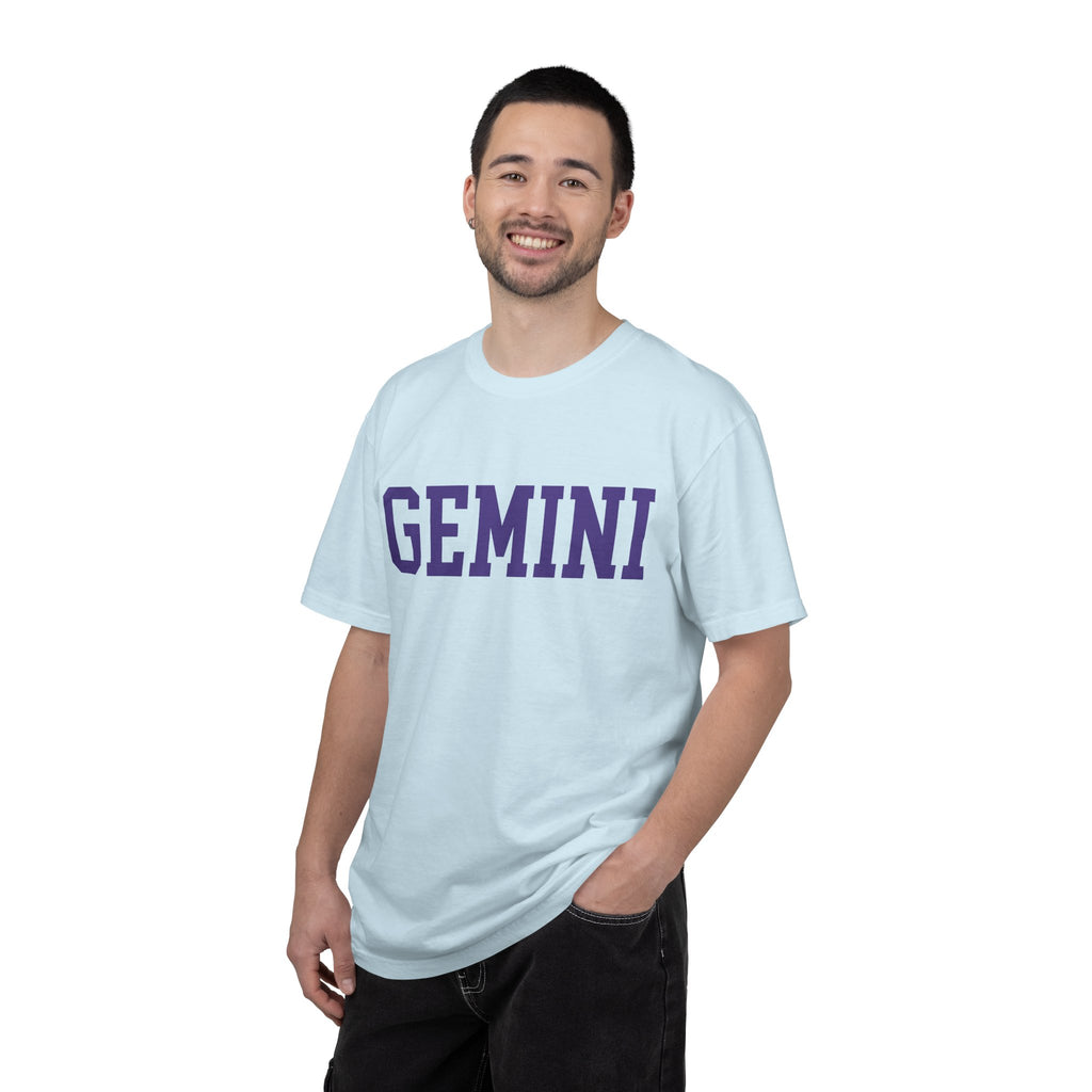 Gemini Zodiac T-Shirt — Gemini Twins Graphic Back Tee
