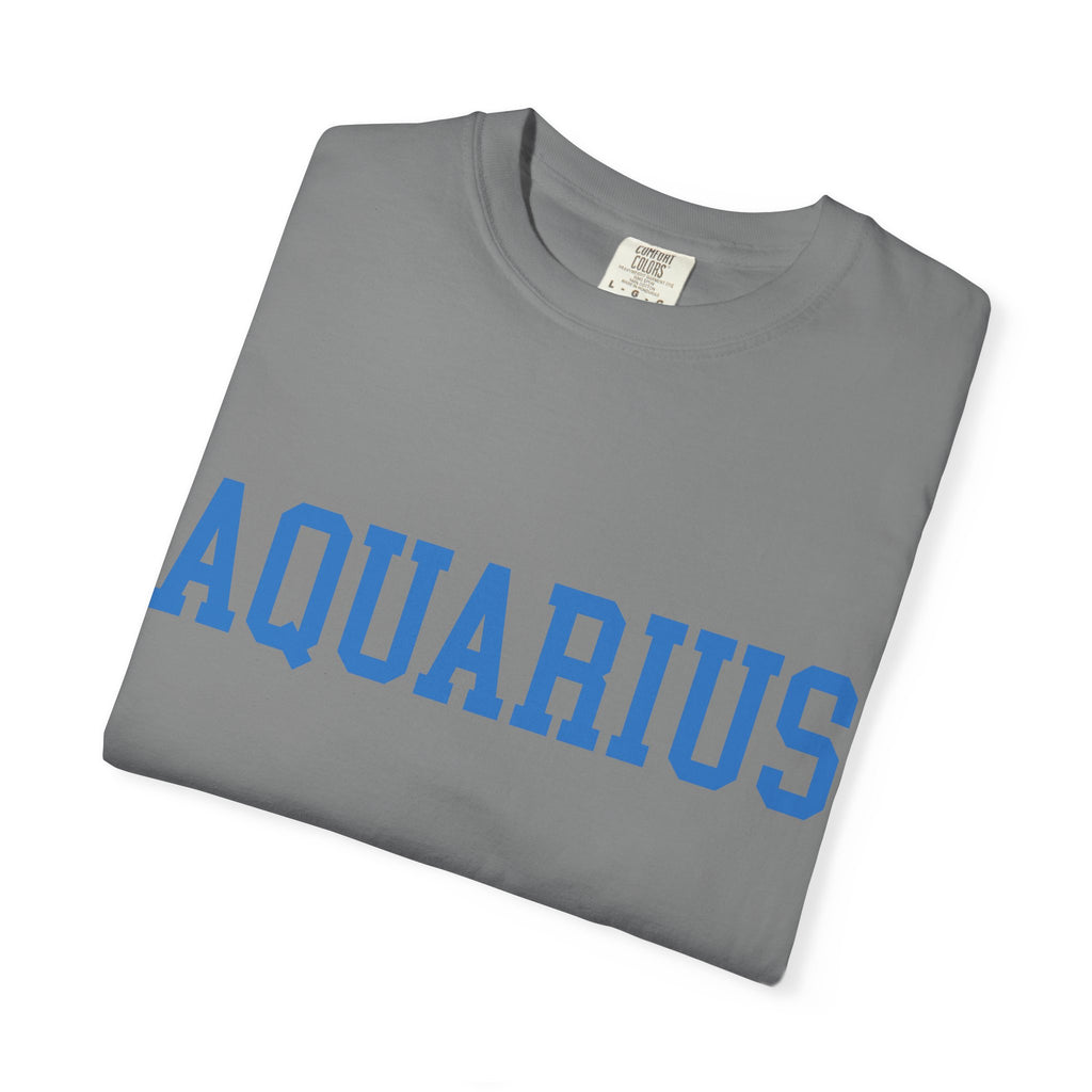 Aquarius Zodiac T-Shirt — Aquarius Sign Graphic Back Graphic Tee