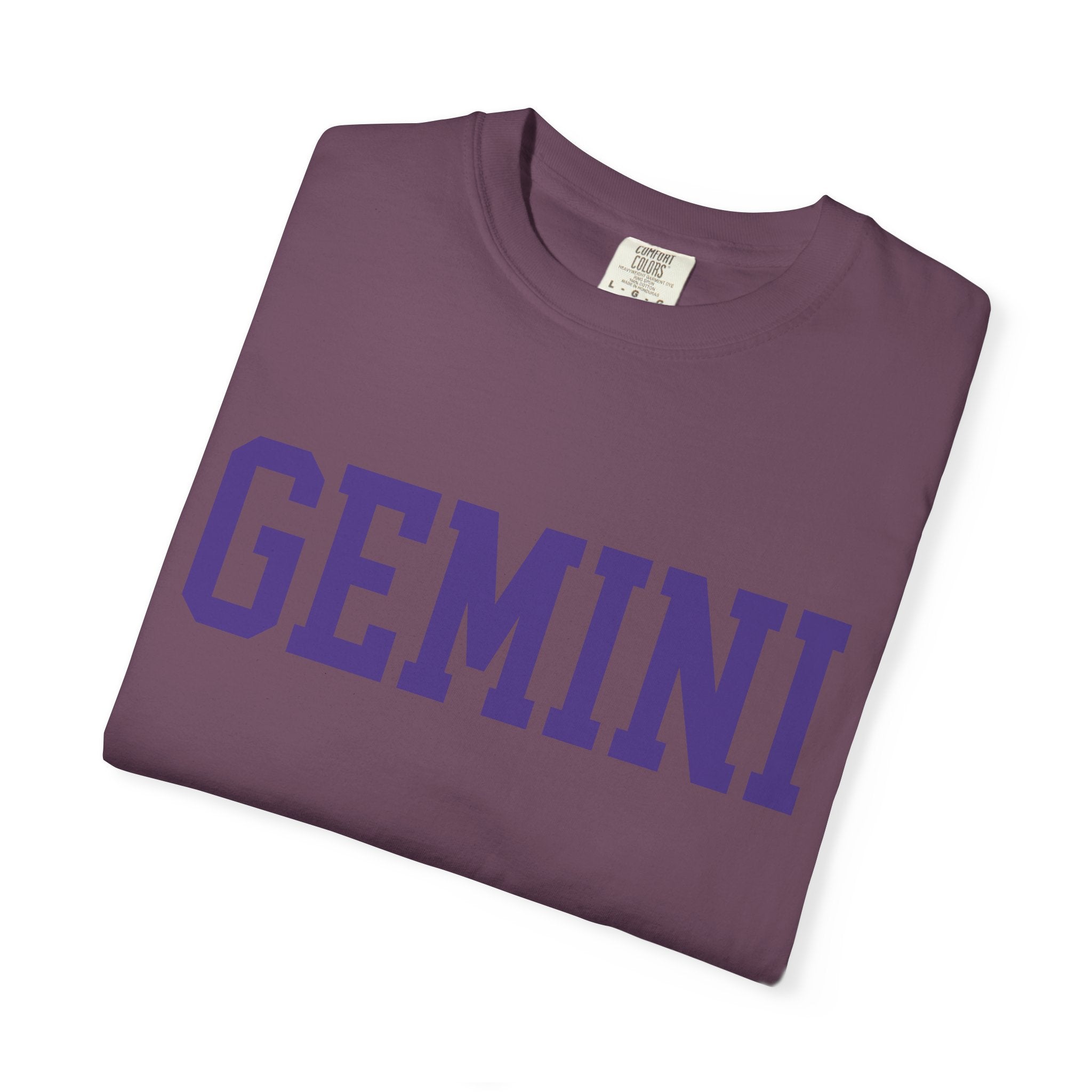 Gemini Zodiac T-Shirt — Gemini Twins Graphic Back Tee