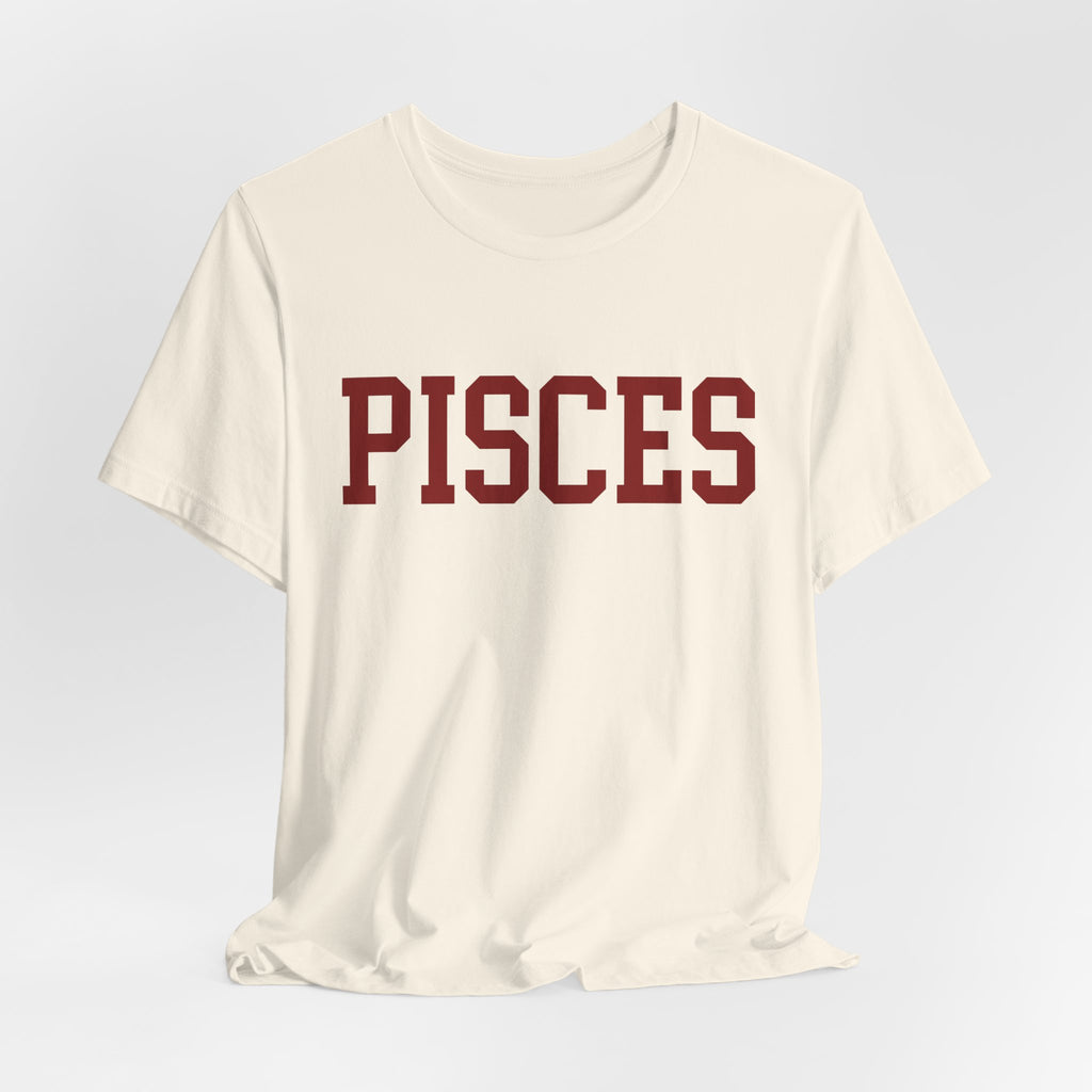 Pisces Zodiac T-Shirt — Koi Fish Back Graphic Astrology Tee