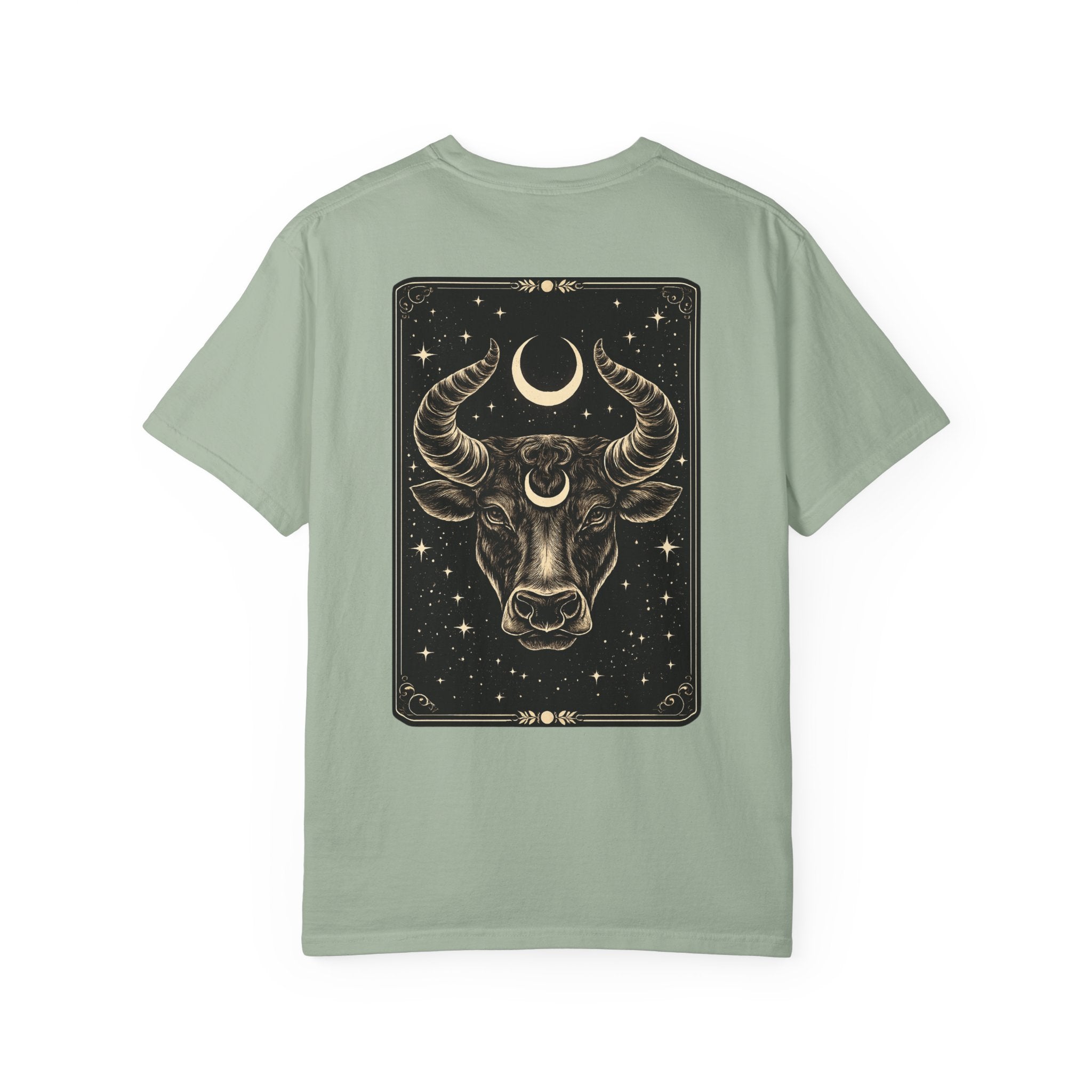 Taurus Zodiac T-Shirt — Bull Tarot Moon Graphic Tee