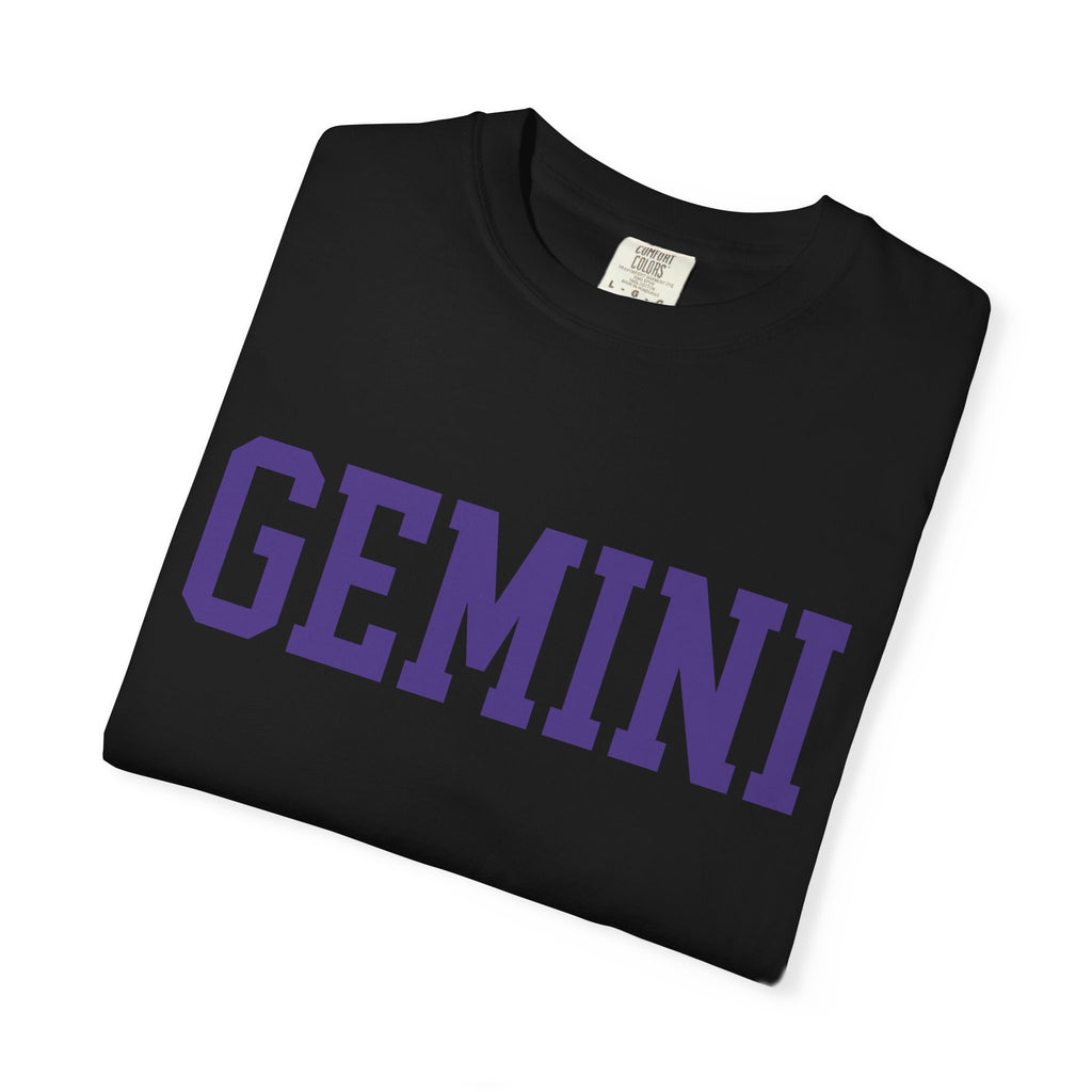 Gemini Zodiac T-Shirt — Gemini Twins Graphic Back Tee
