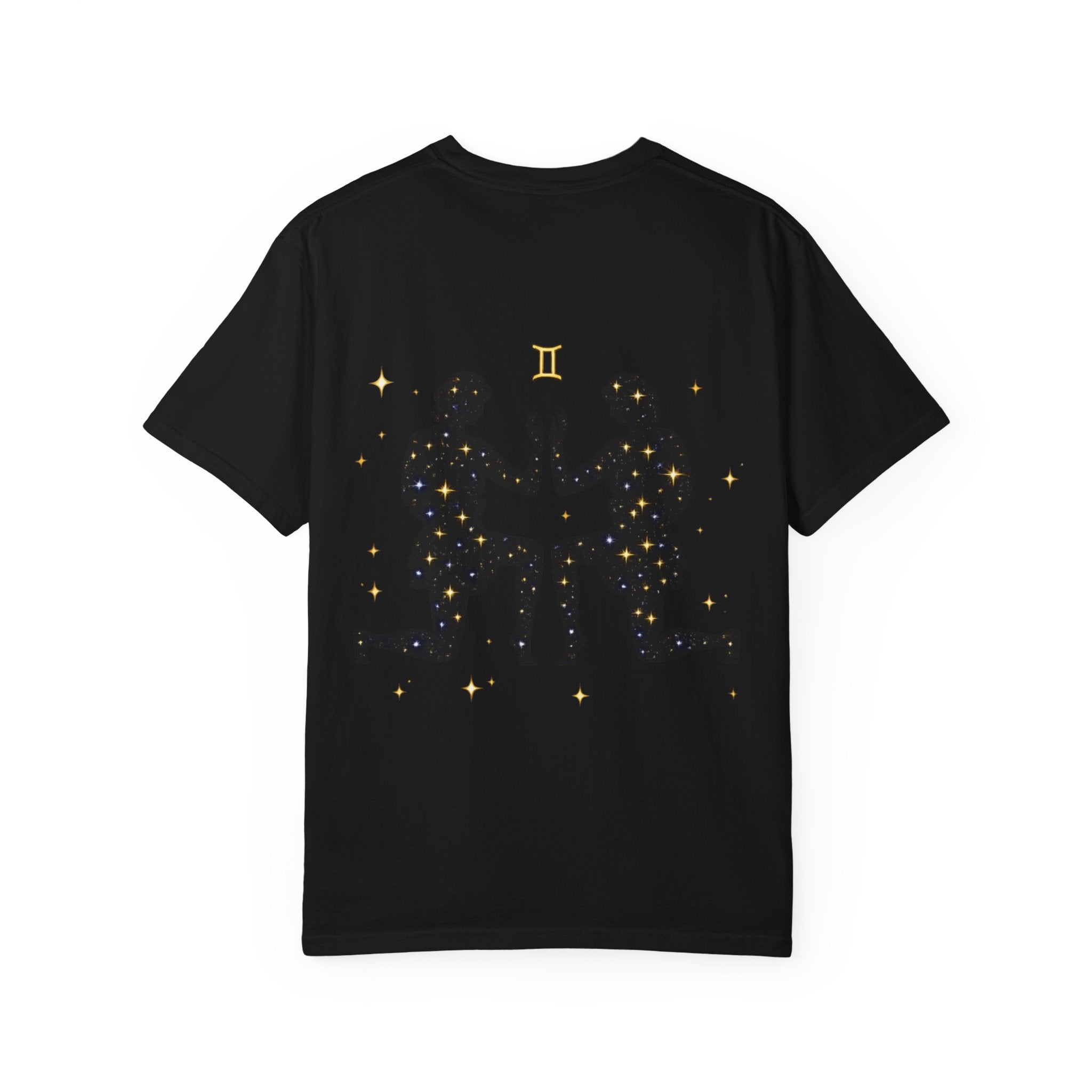 Gemini Zodiac T-Shirt — Gemini Twins Graphic Back Tee