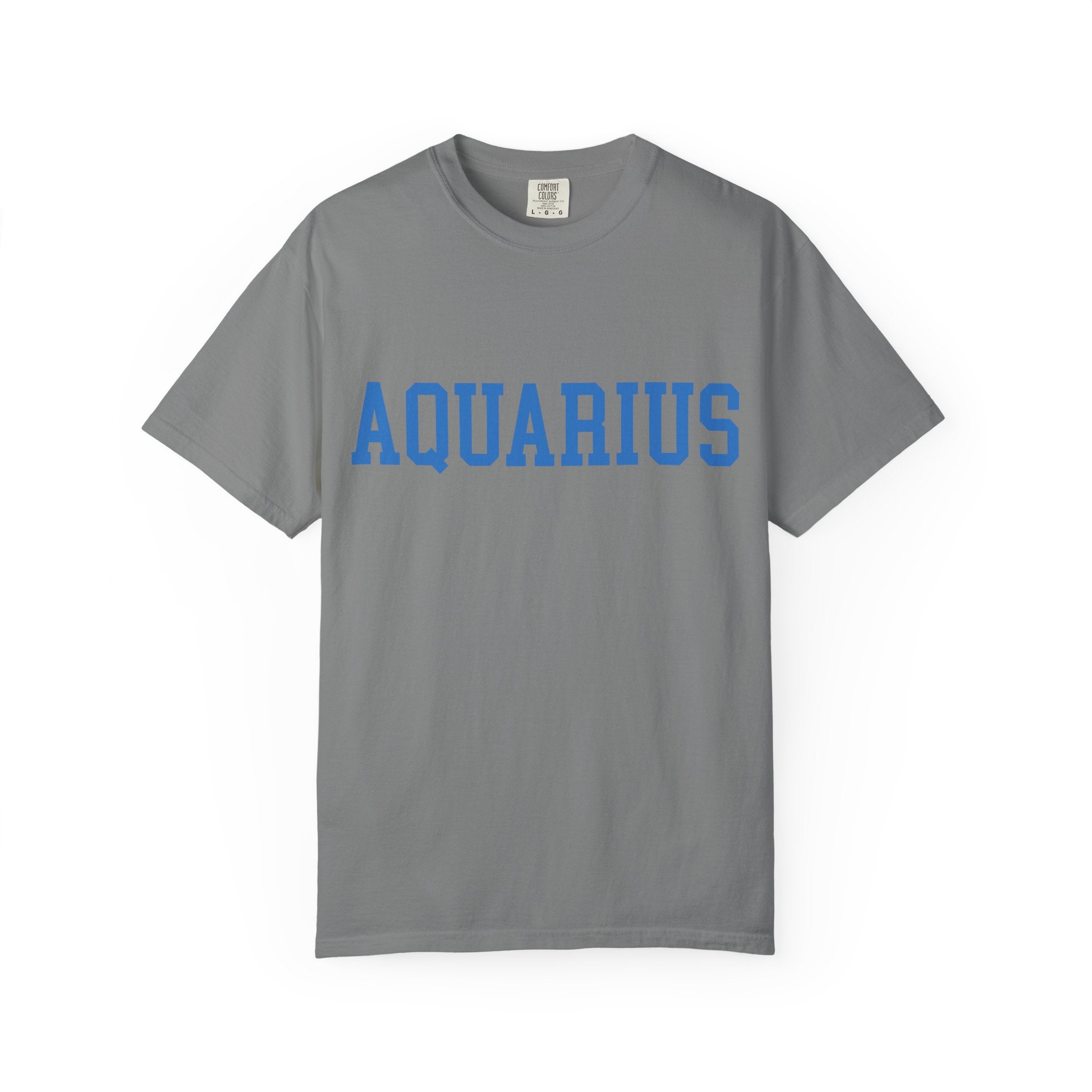 Aquarius Zodiac T-Shirt — Aquarius Sign Graphic Back Graphic Tee