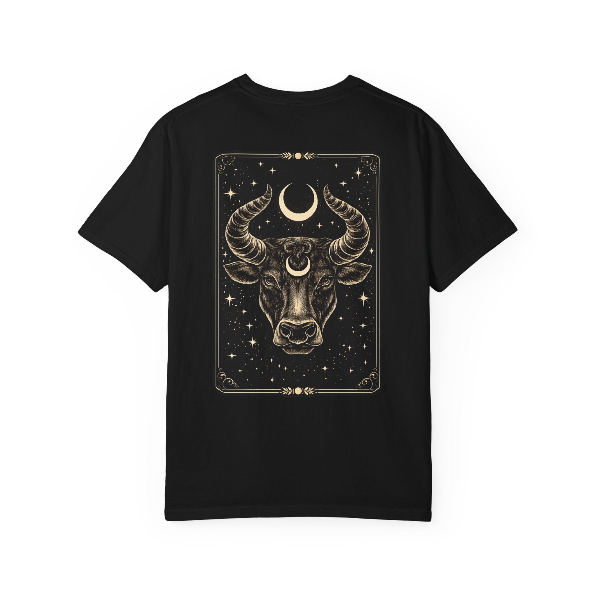 Taurus Zodiac T-Shirt — Bull Tarot Moon Graphic Tee