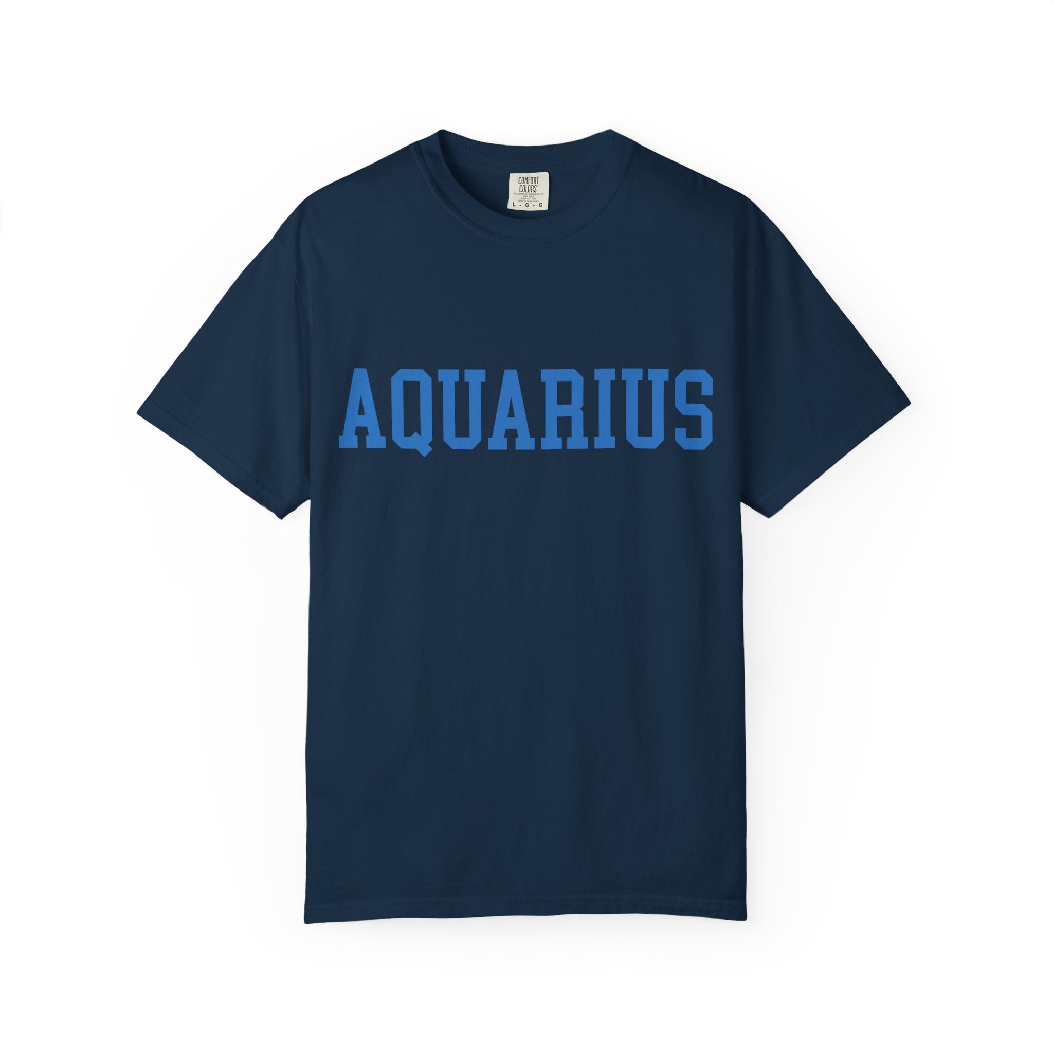 Aquarius Zodiac T-Shirt — Aquarius Sign Graphic Back Graphic Tee