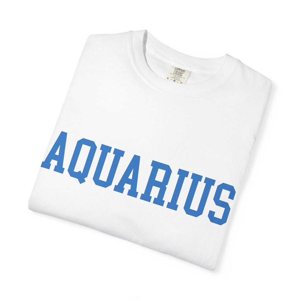 Aquarius Zodiac T-Shirt — Aquarius Sign Graphic Back Graphic Tee