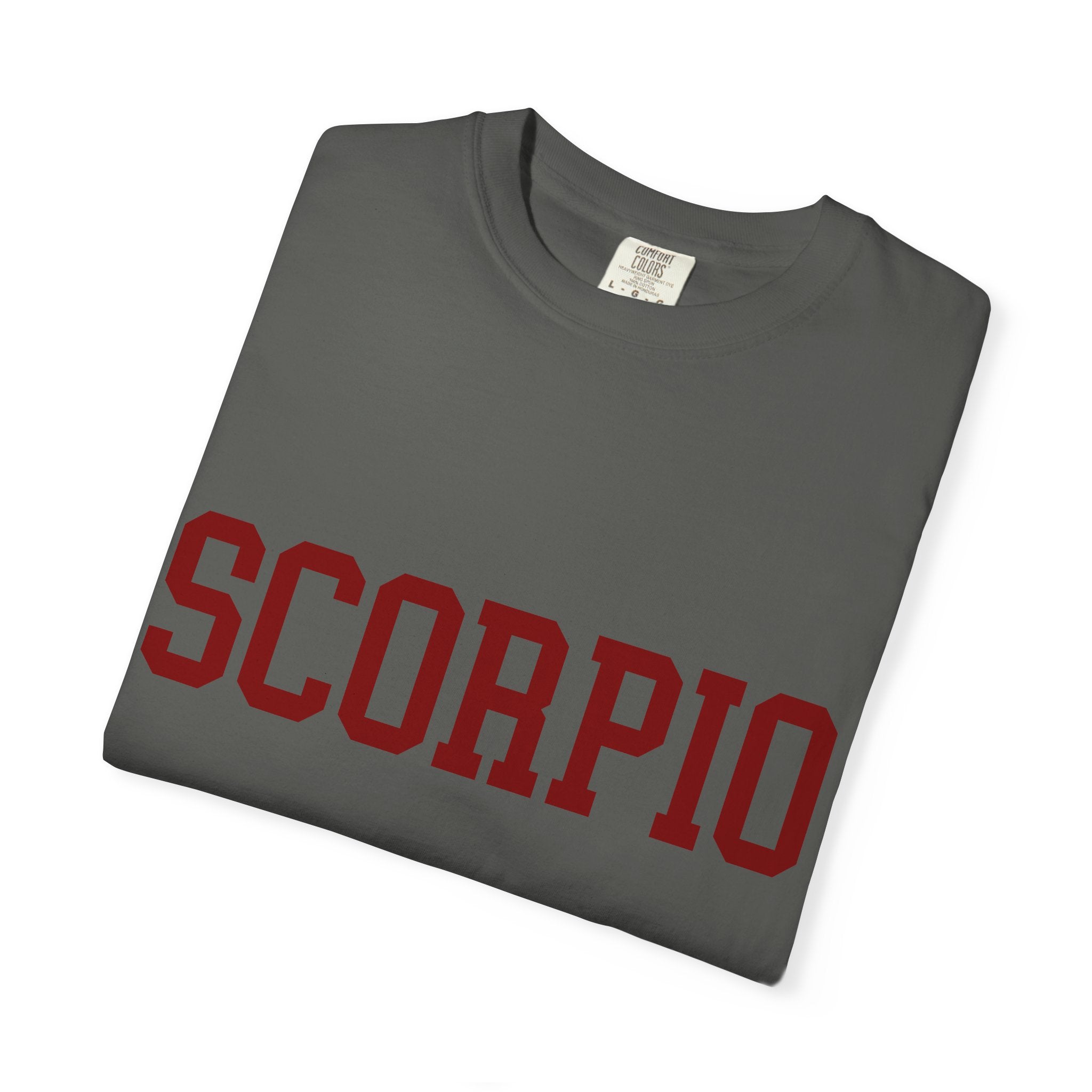 Scorpio Zodiac T-Shirt — Scorpion Graphic Back Graphic Tee