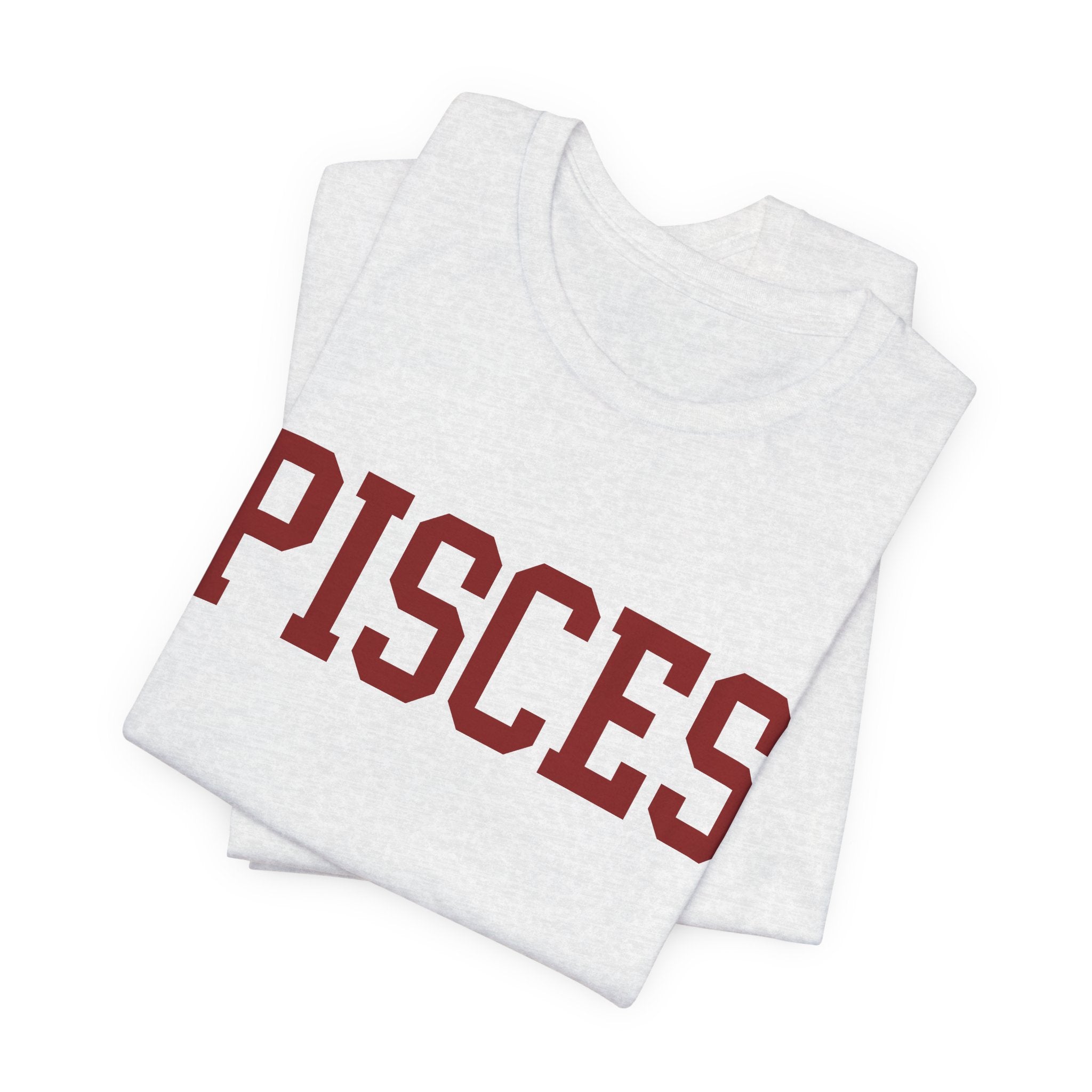 Pisces Zodiac T-Shirt — Koi Fish Back Graphic Astrology Tee