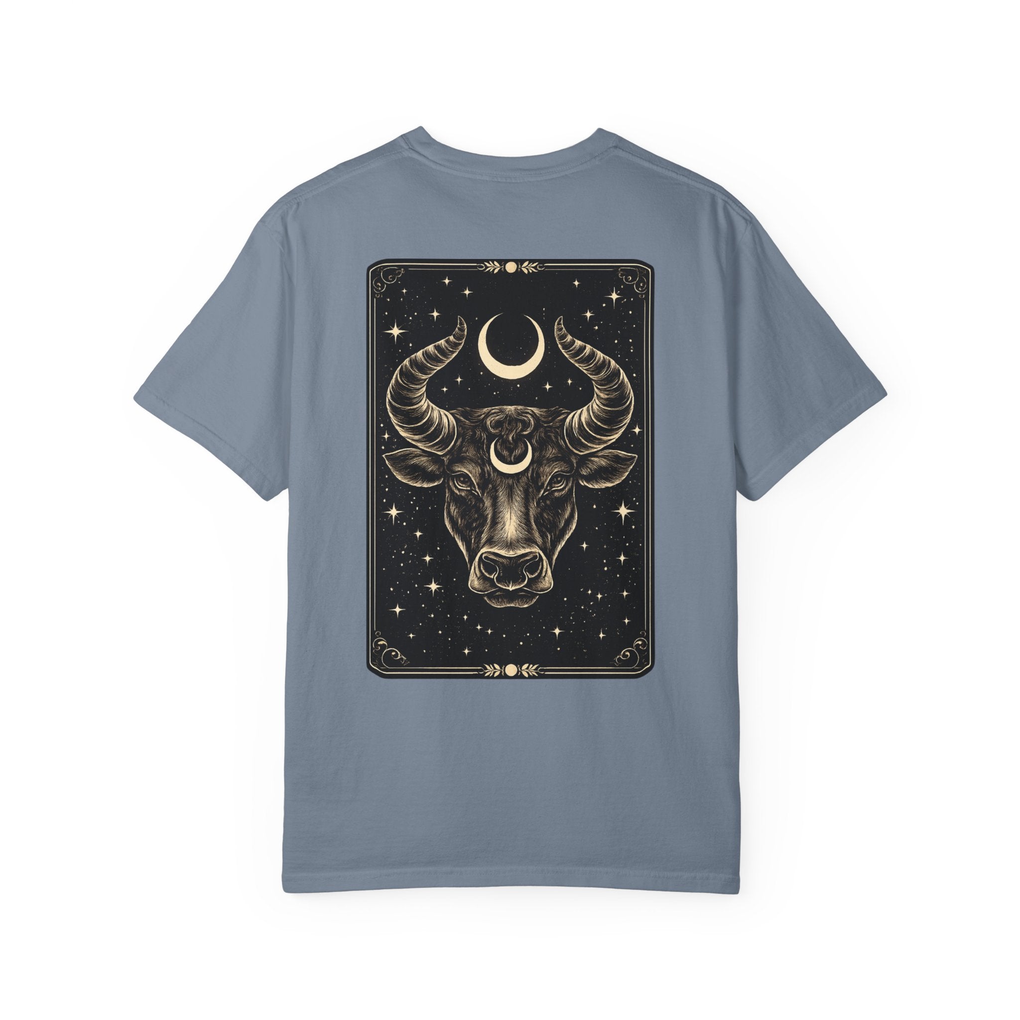 Taurus Zodiac T-Shirt — Bull Tarot Moon Graphic Tee