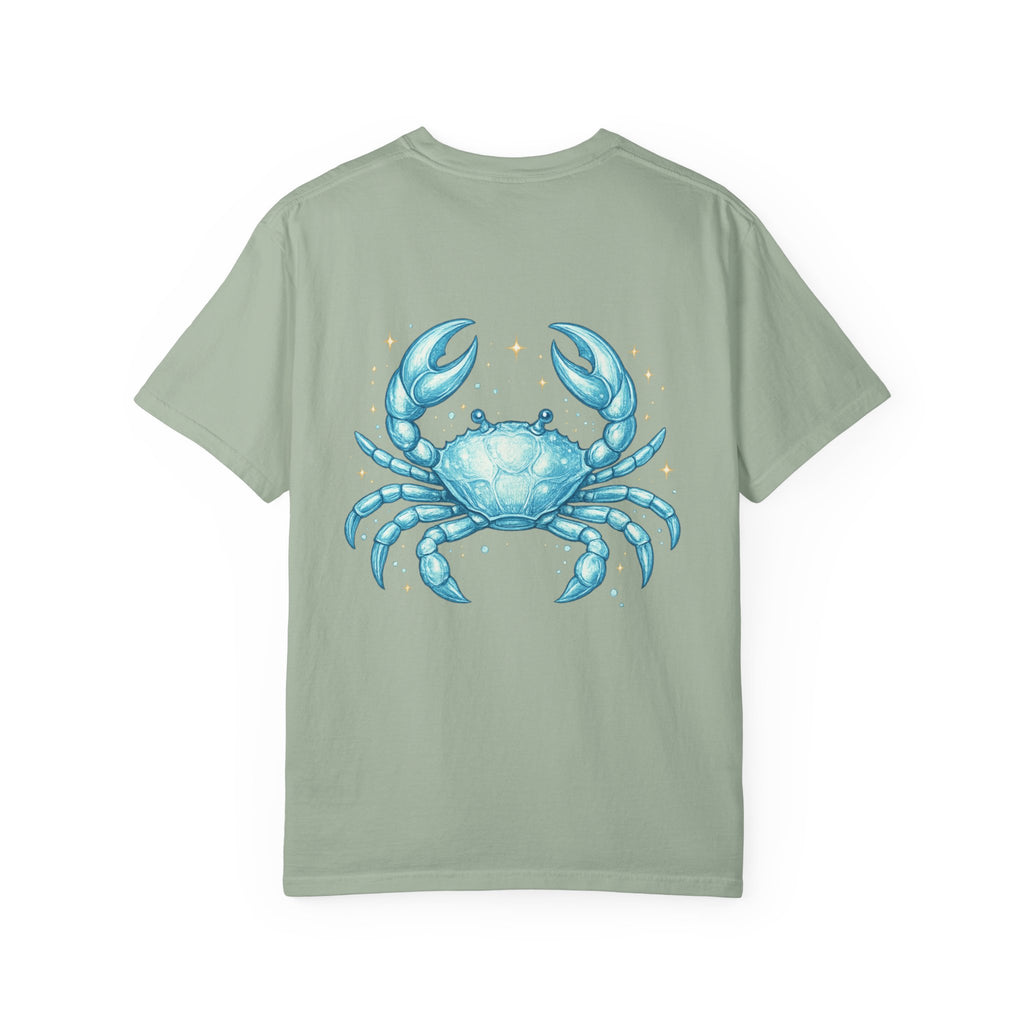 Cancer Zodiac T-Shirt — Watercolor Crab Astrology Tee