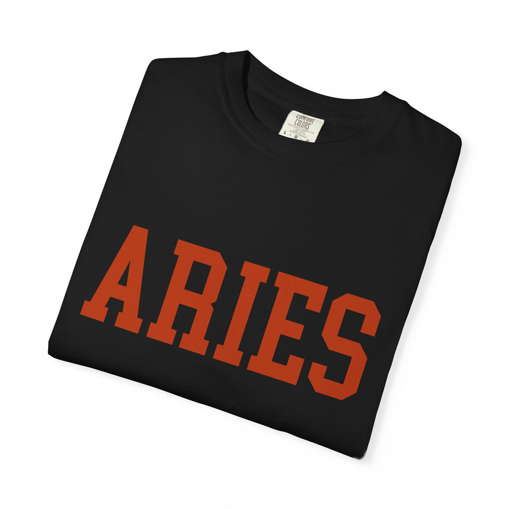 Aries Zodiac T‑Shirt — Bold Ram Graphic Tee