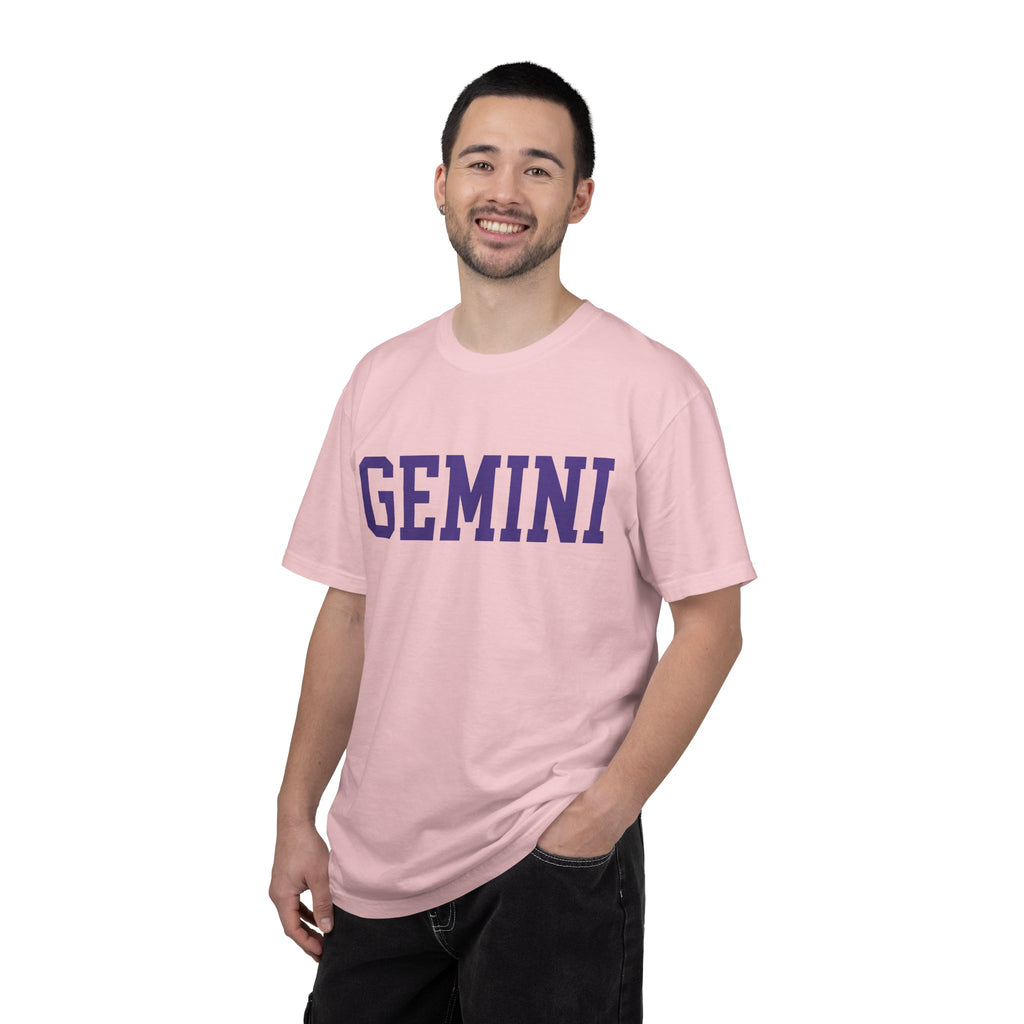 Gemini Zodiac T-Shirt — Gemini Twins Graphic Back Tee