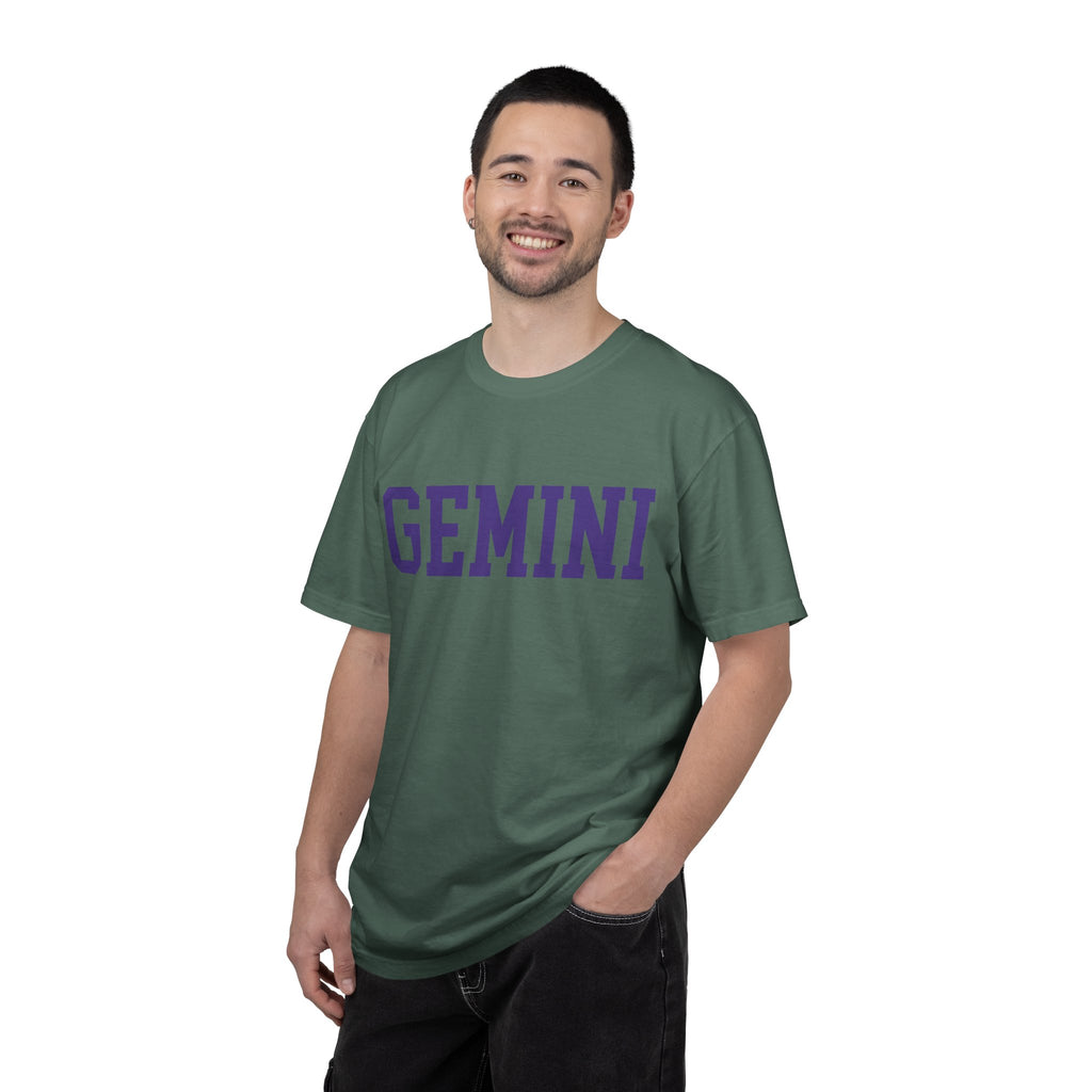 Gemini Zodiac T-Shirt — Gemini Twins Graphic Back Tee