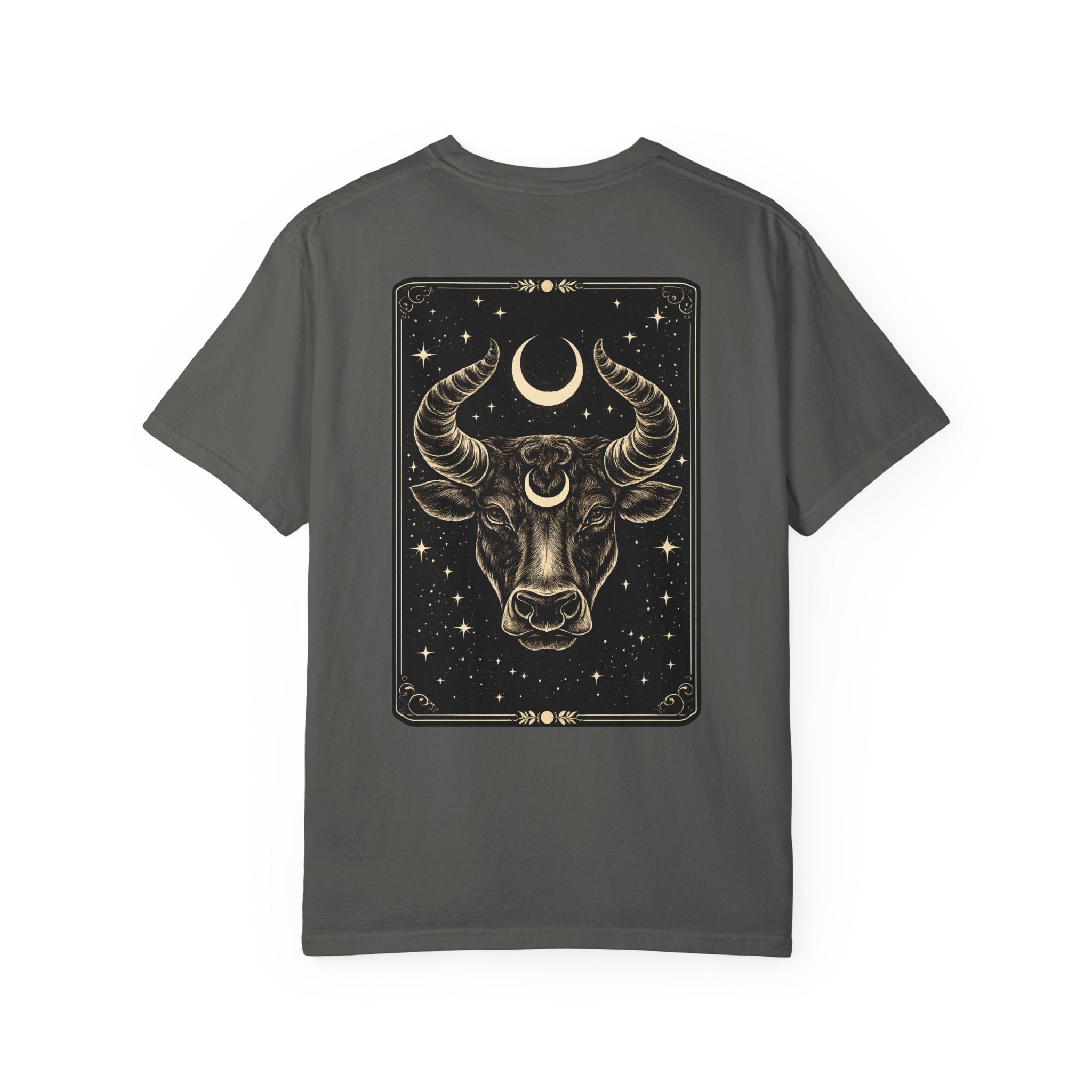 Taurus Zodiac T-Shirt — Bull Tarot Moon Graphic Tee