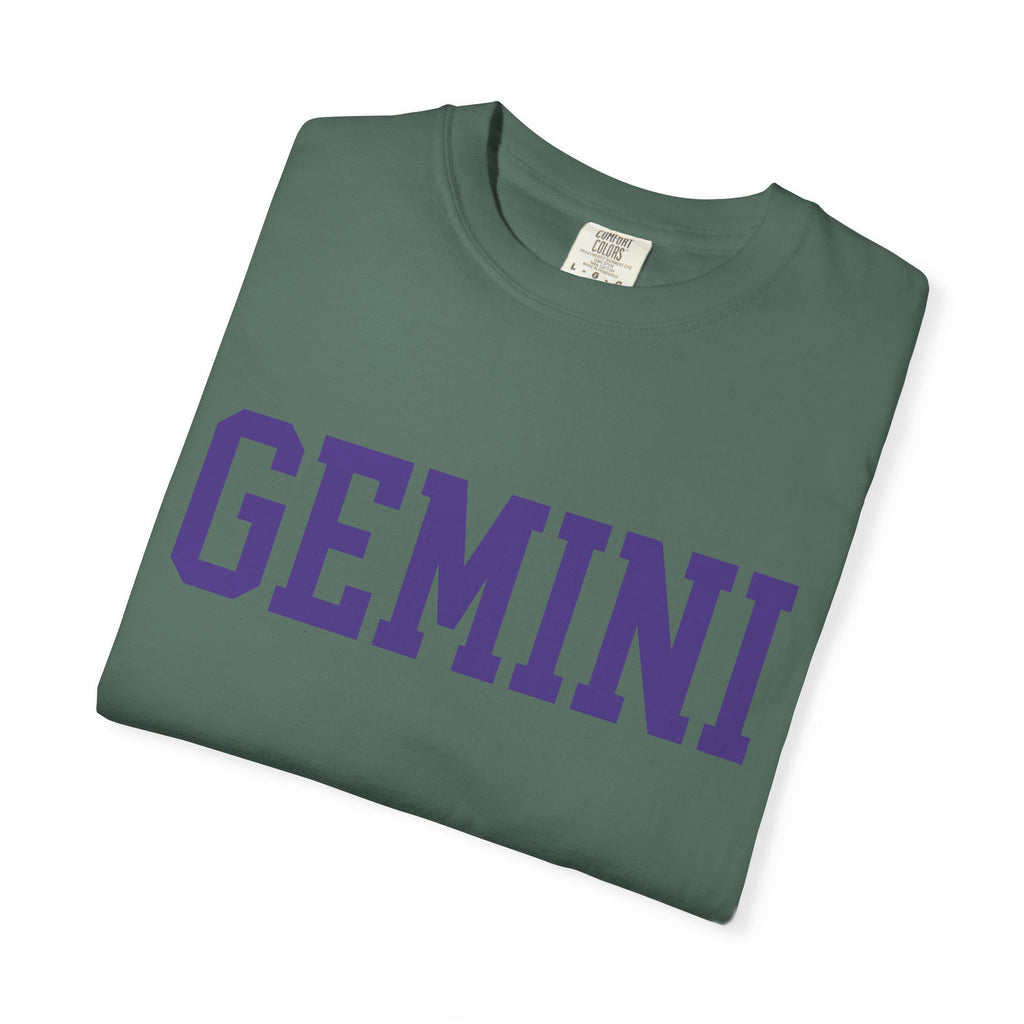 Gemini Zodiac T-Shirt — Gemini Twins Graphic Back Tee