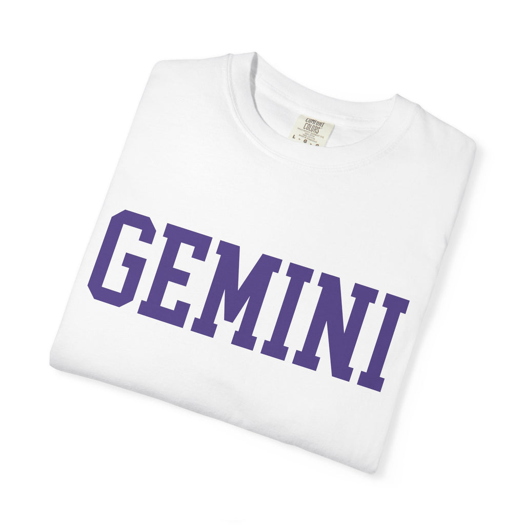 Gemini Zodiac T-Shirt — Gemini Twins Graphic Back Tee
