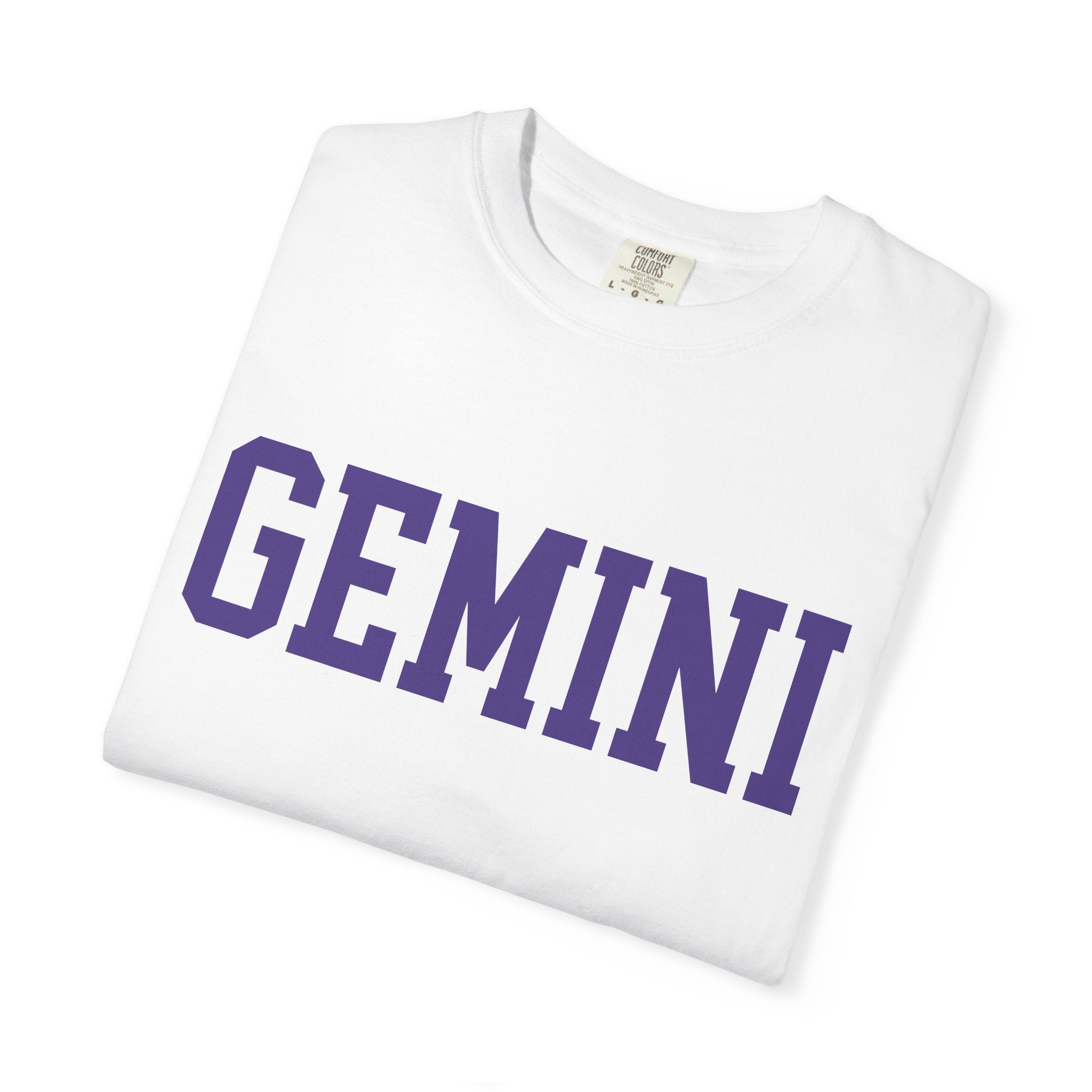 Gemini Zodiac T-Shirt — Gemini Twins Graphic Back Tee