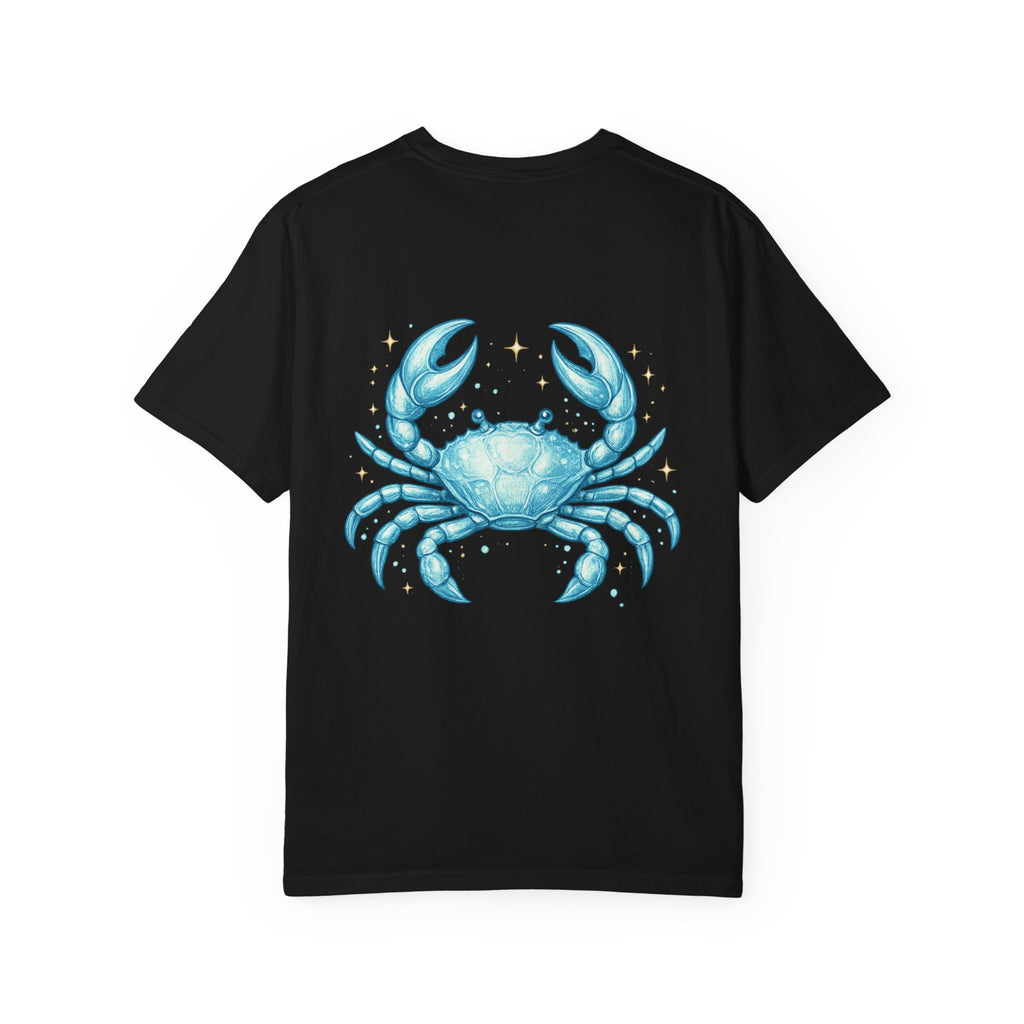 Cancer Zodiac T-Shirt — Watercolor Crab Astrology Tee