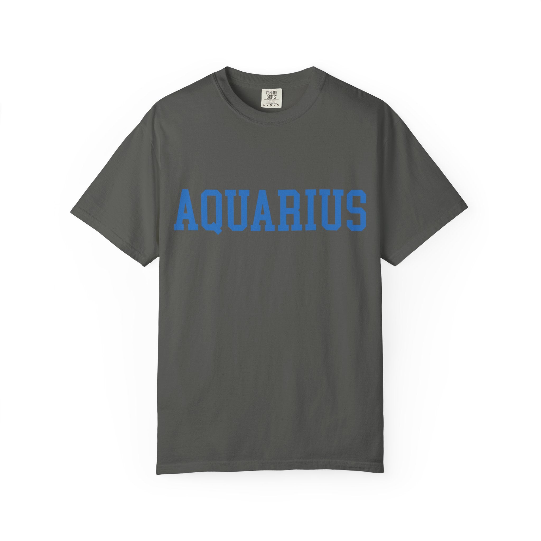 Aquarius Zodiac T-Shirt — Aquarius Sign Graphic Back Graphic Tee