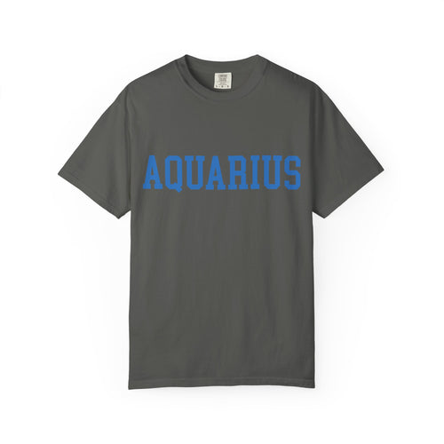Aquarius Zodiac T-Shirt — Aquarius Sign Graphic Back Graphic Tee