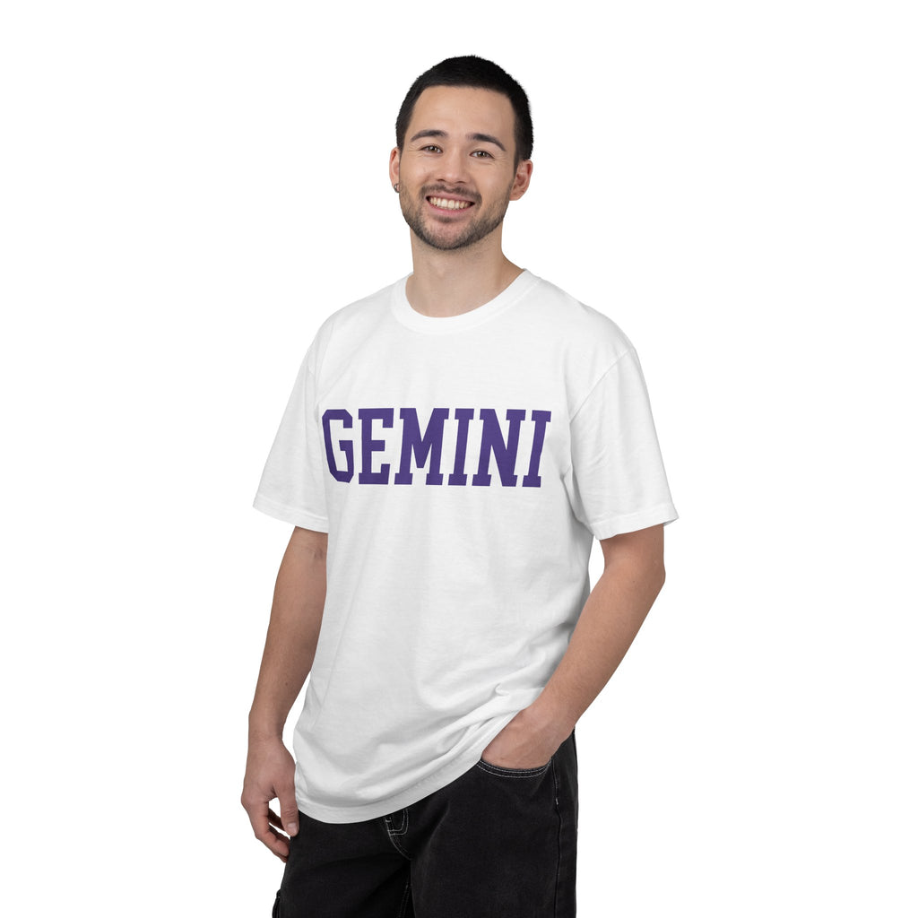 Gemini Zodiac T-Shirt — Gemini Twins Graphic Back Tee