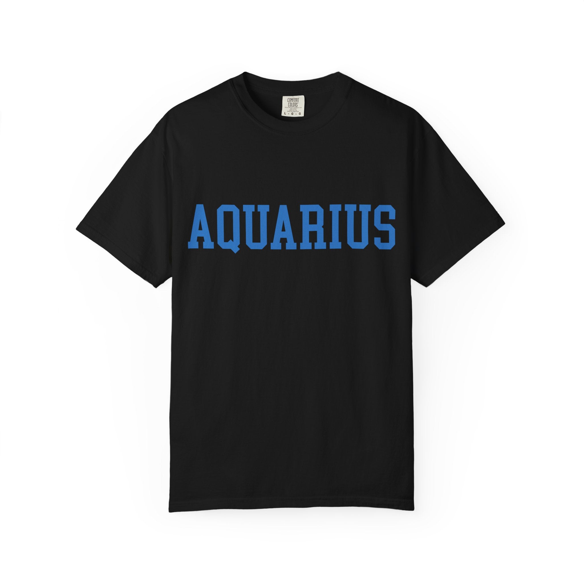 Aquarius Zodiac T-Shirt — Aquarius Sign Graphic Back Graphic Tee