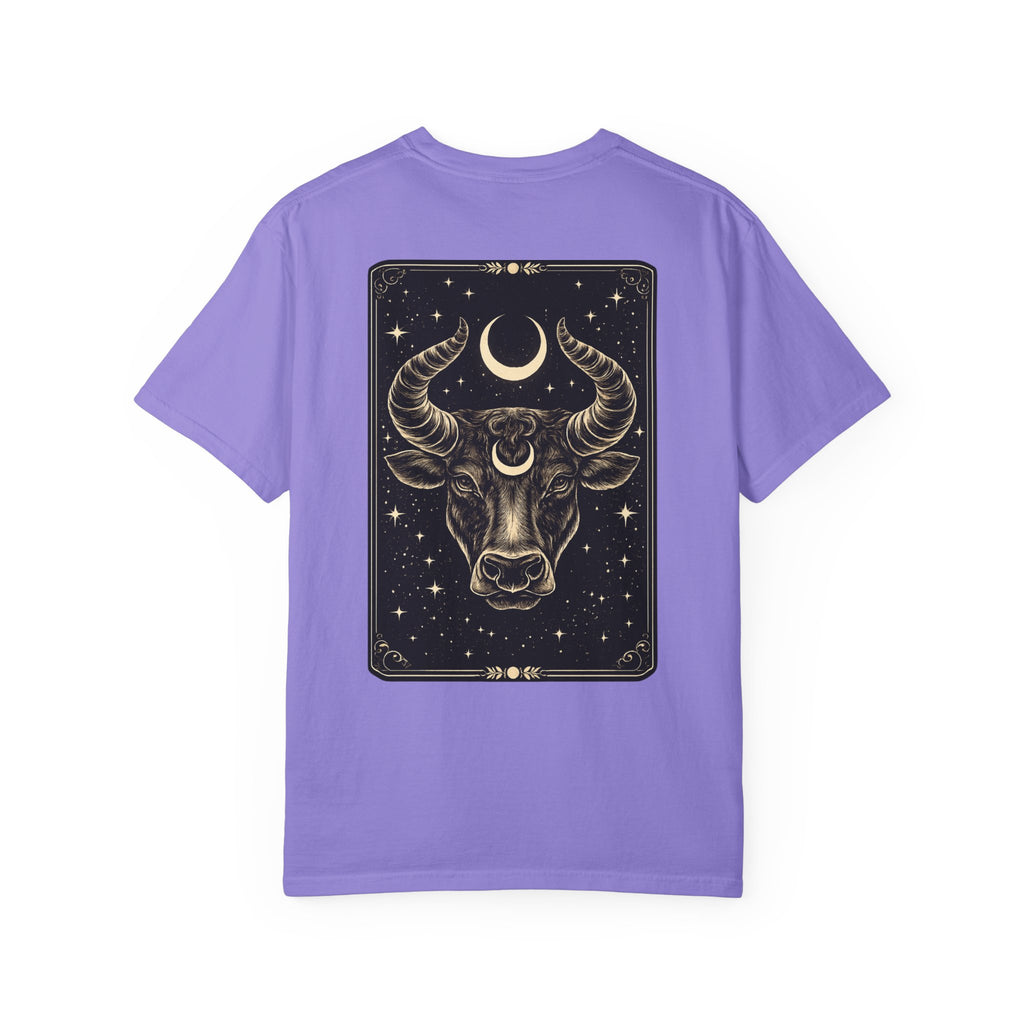Taurus Zodiac T-Shirt — Bull Tarot Moon Graphic Tee