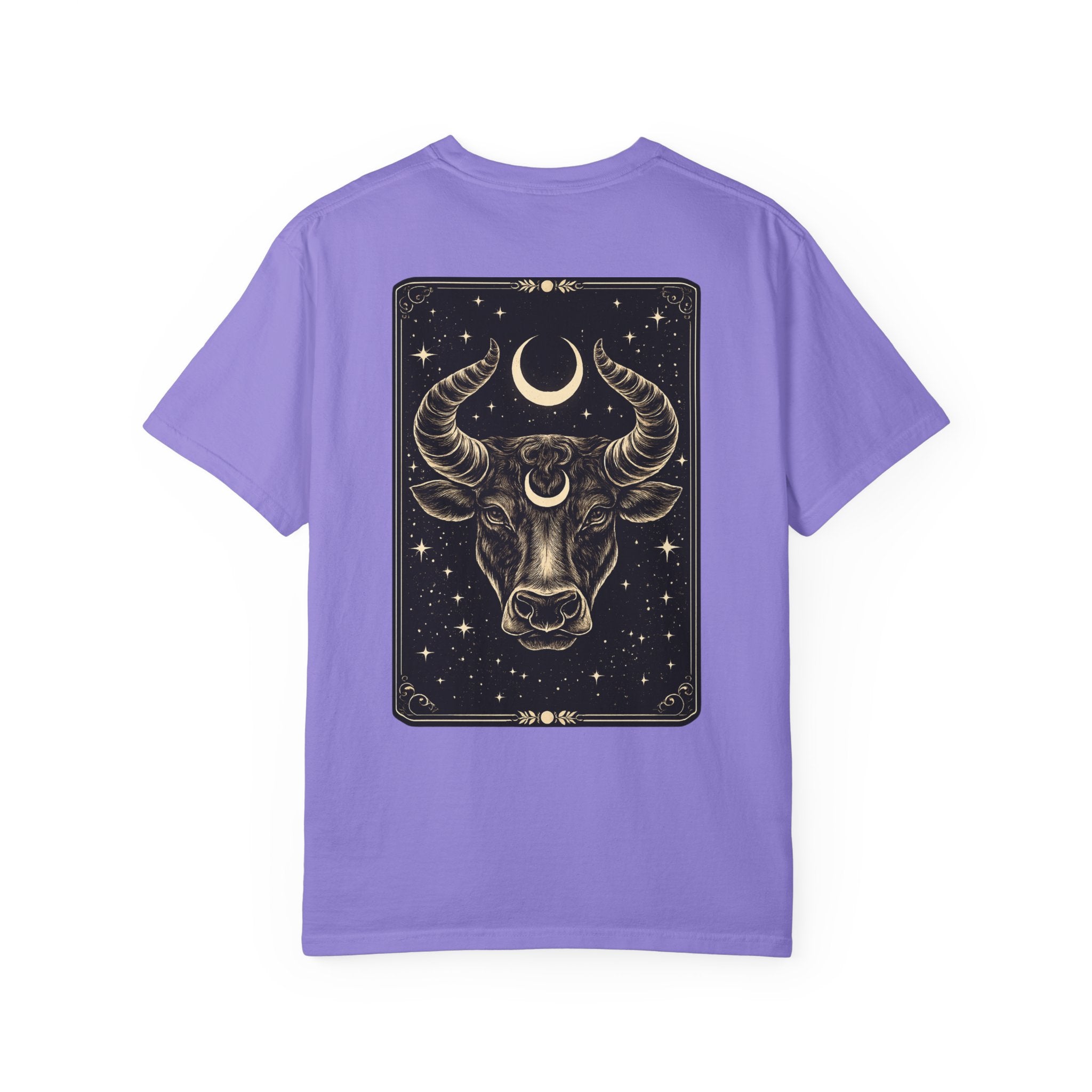 Taurus Zodiac T-Shirt — Bull Tarot Moon Graphic Tee