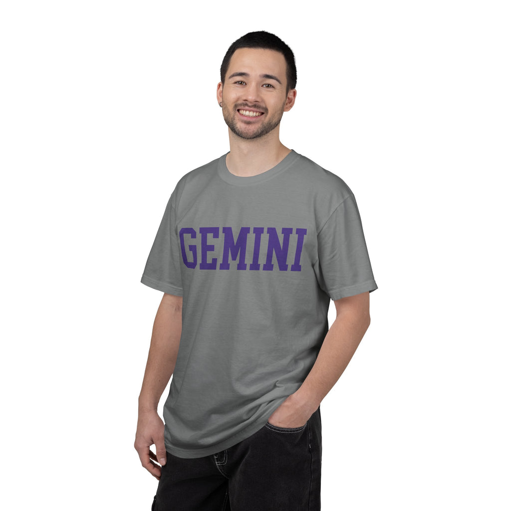 Gemini Zodiac T-Shirt — Gemini Twins Graphic Back Tee