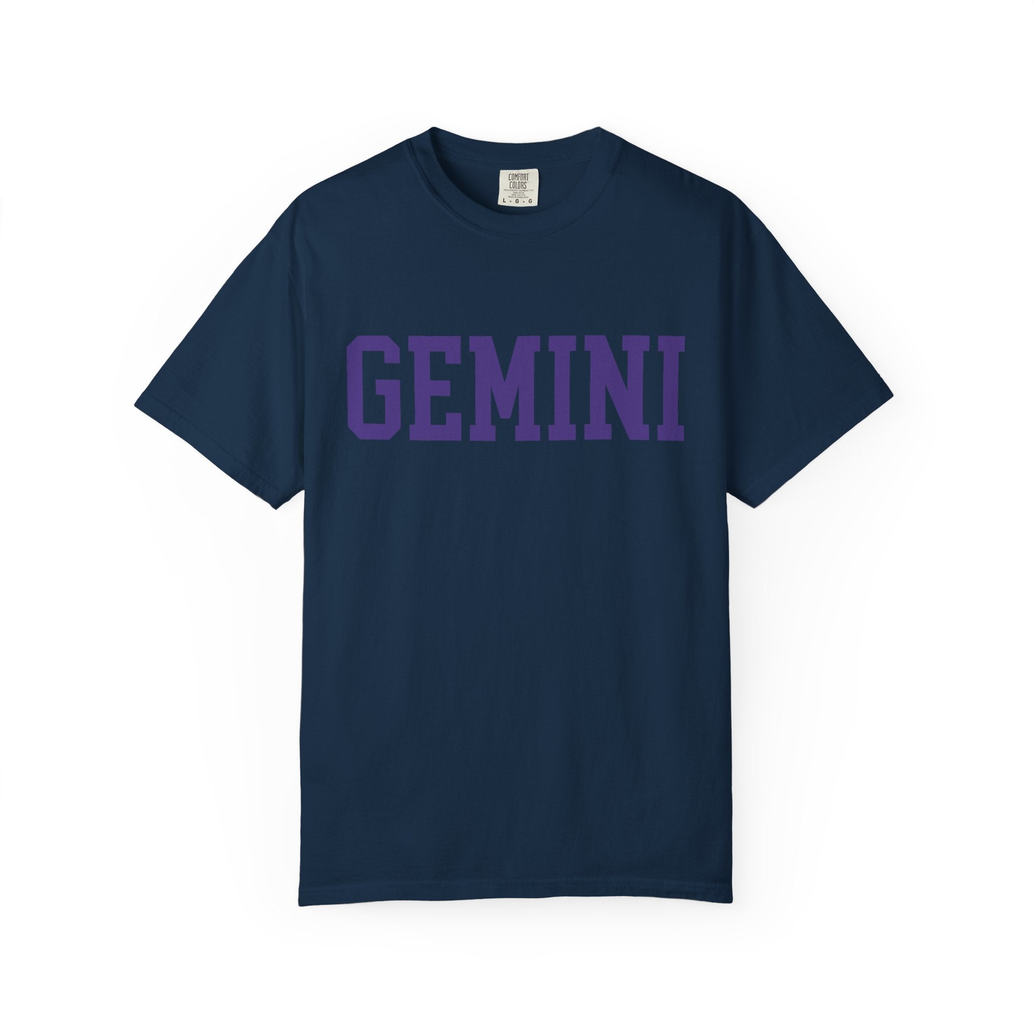 Gemini Zodiac T-Shirt — Gemini Twins Graphic Back Tee